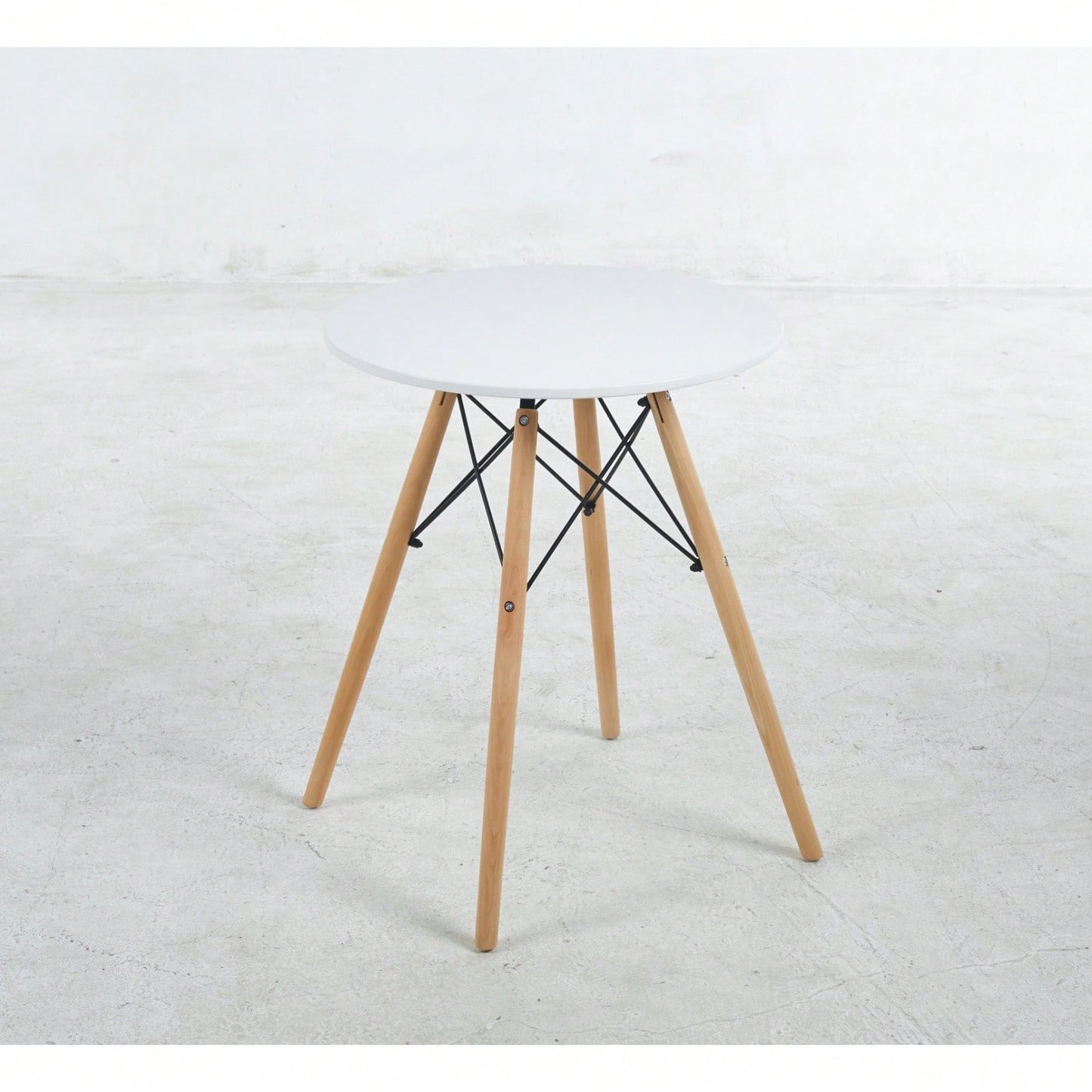 Modern And Stylish 3-Piece Dining Table Set With MDF Top And Metal Legs