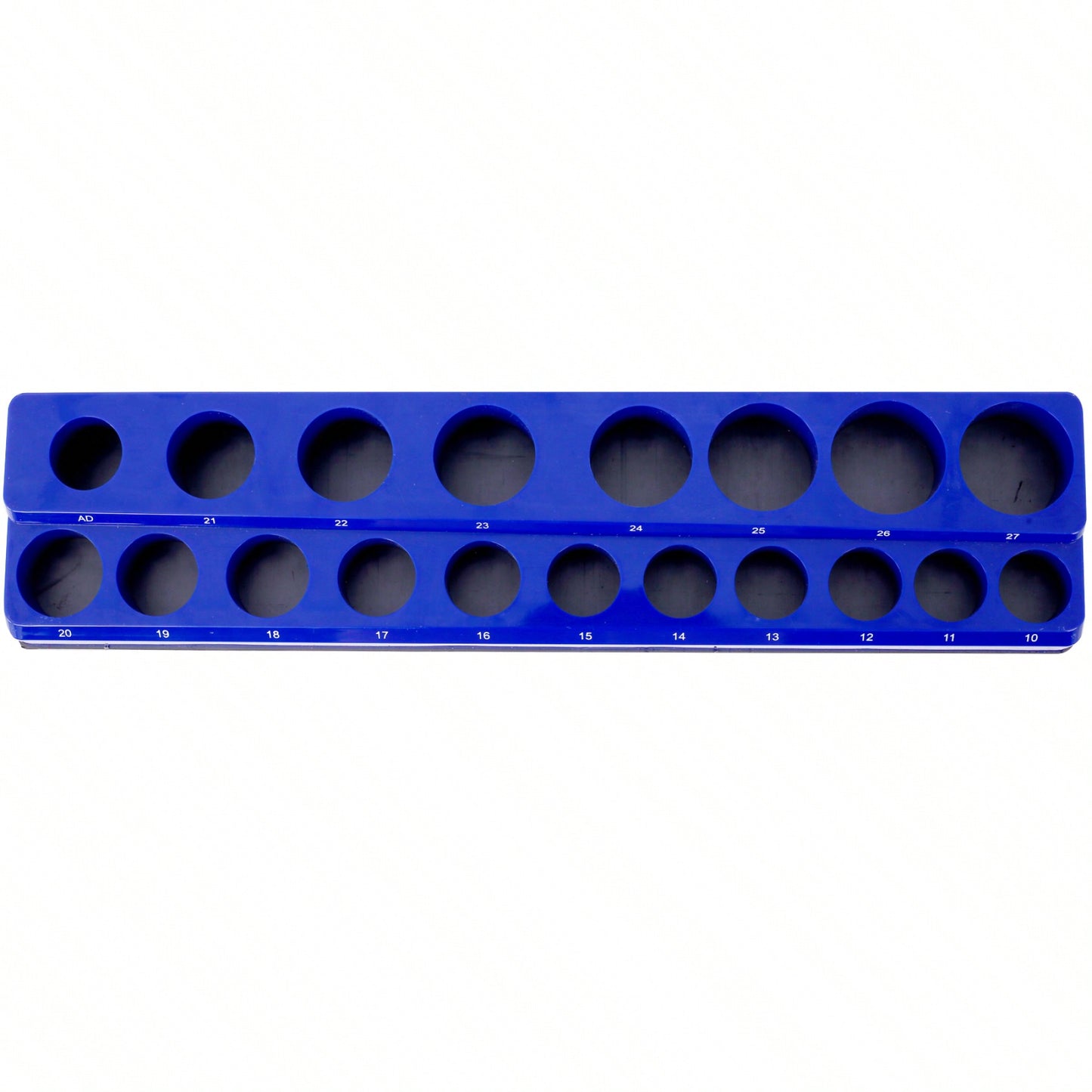 3 Piece Metric Magnetic Socket Organizers, Magnetic Socket Holder, Black Tool Box Organizer
