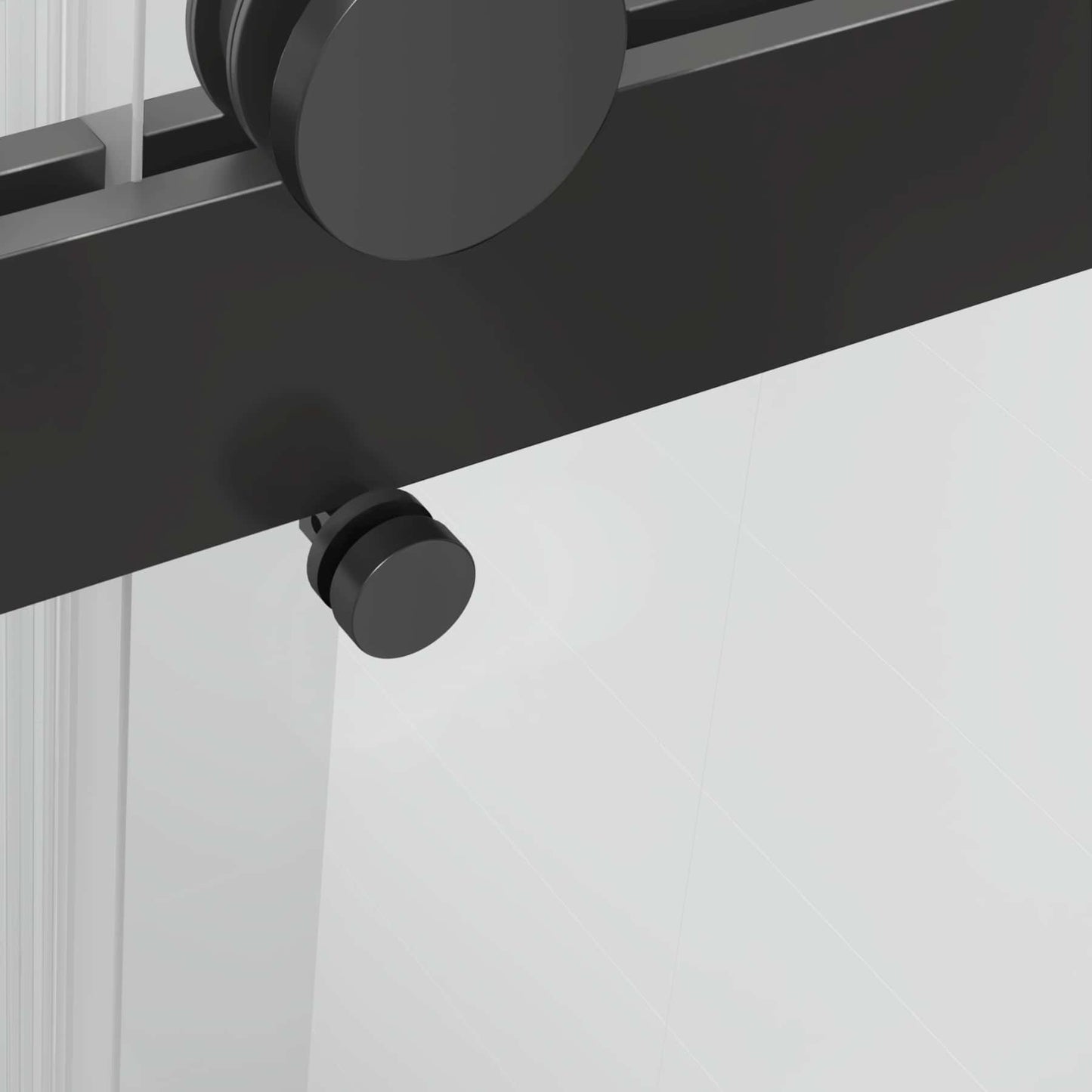 Shower Door Roller** | Tempered Glass | Easy-Clean Stainless Steel Hardware | Up To 3/8" Of Flexibility | Reversible Installation