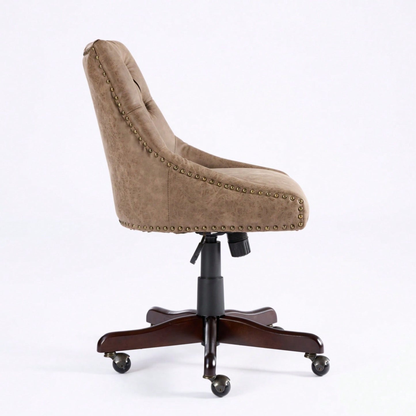 Medieval Retro Style Sheepskin Pattern Fabric Home Office Chair