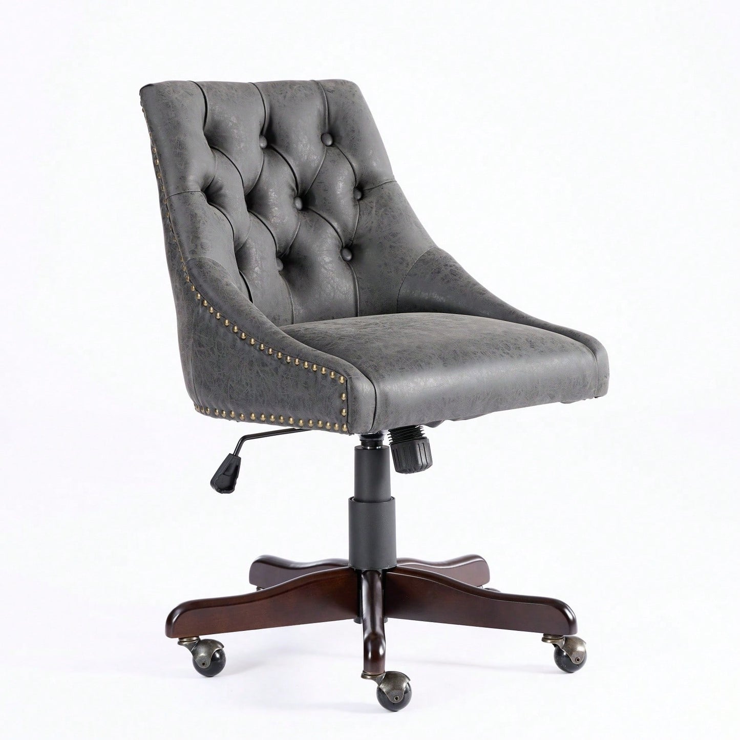 Medieval Retro Style Sheepskin Pattern Fabric Home Office Chair