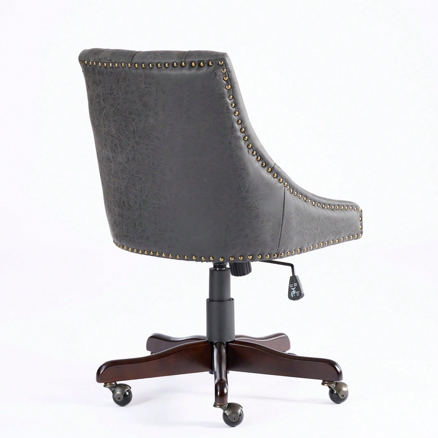 Medieval Retro Style Sheepskin Pattern Fabric Home Office Chair