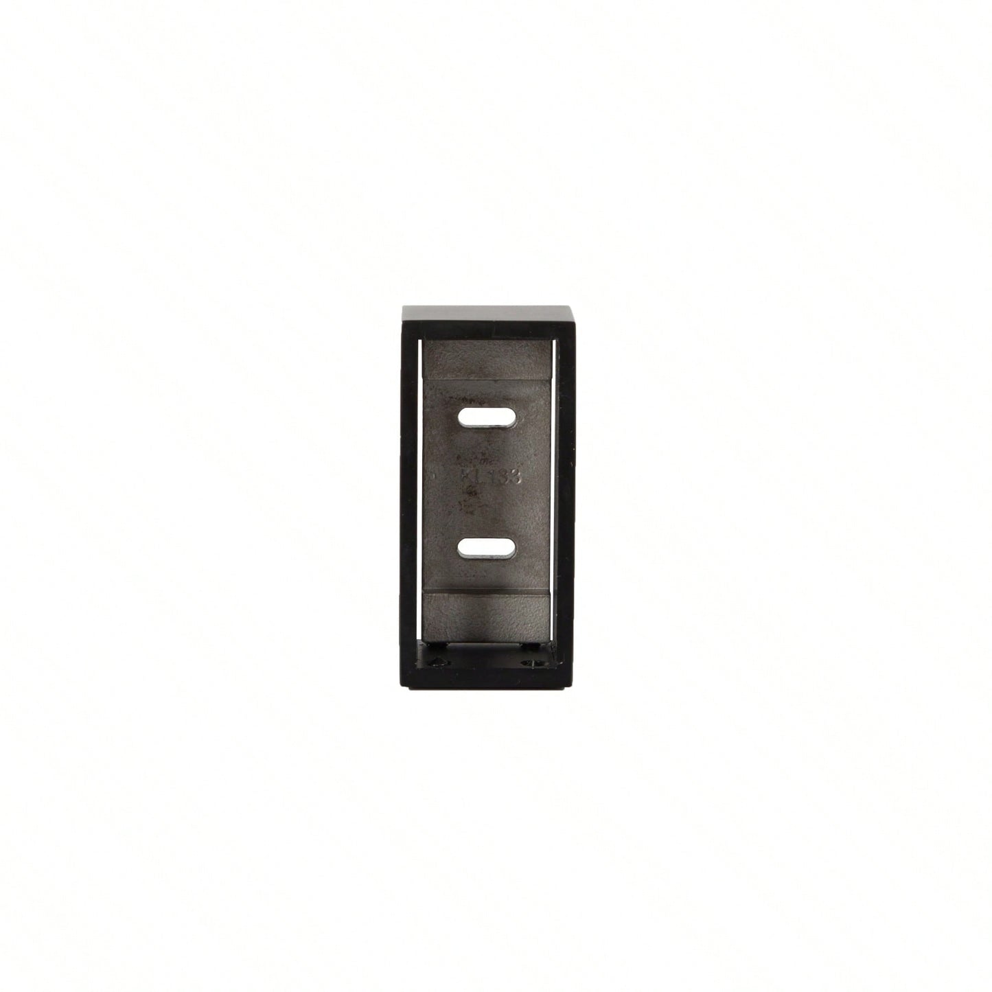 Matte Black Shower Rod Bracket - Stylish Support for Secure Installation - Durable Modern Design for Long Lasting Use