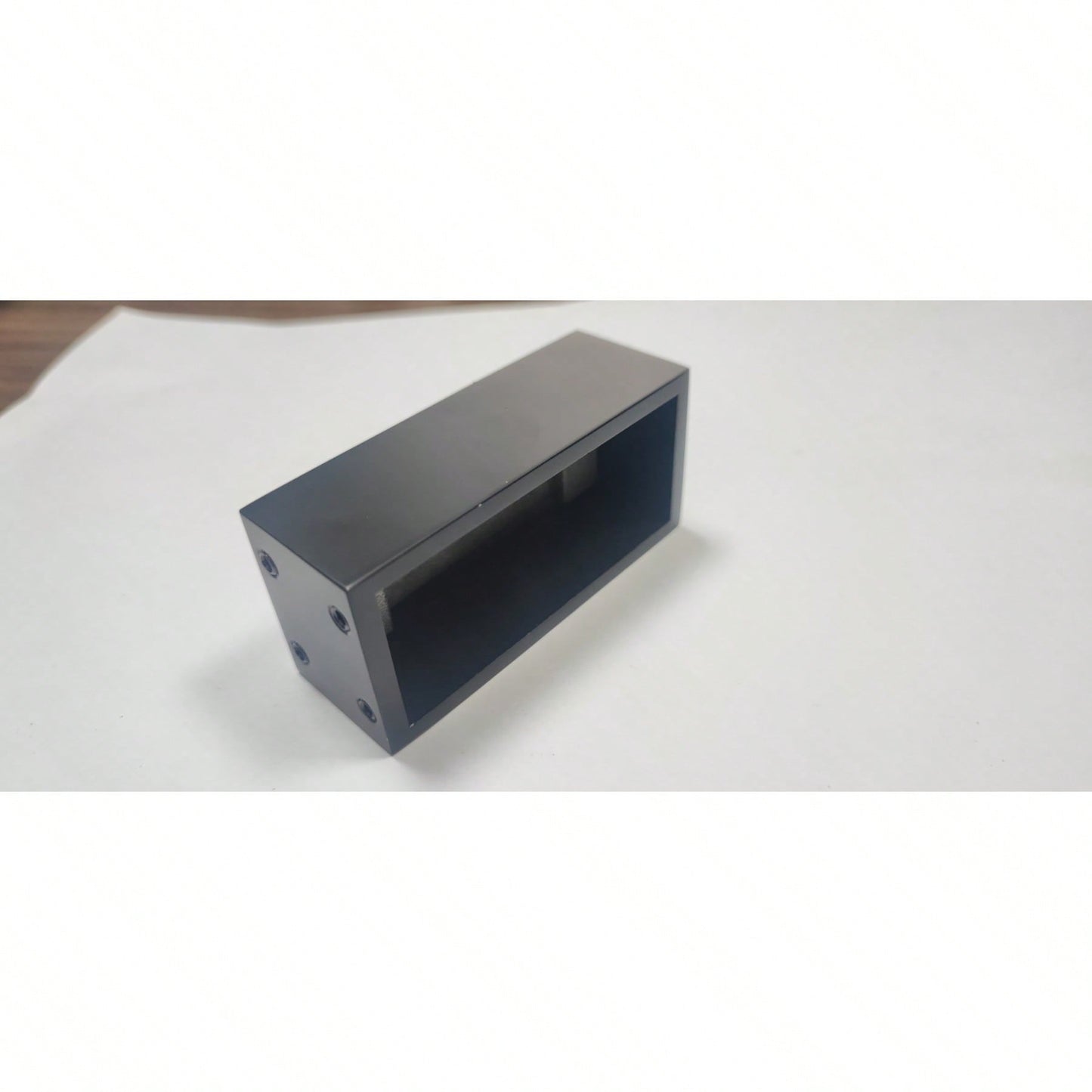 Matte Black Shower Rod Bracket - Stylish Support for Secure Installation - Durable Modern Design for Long Lasting Use