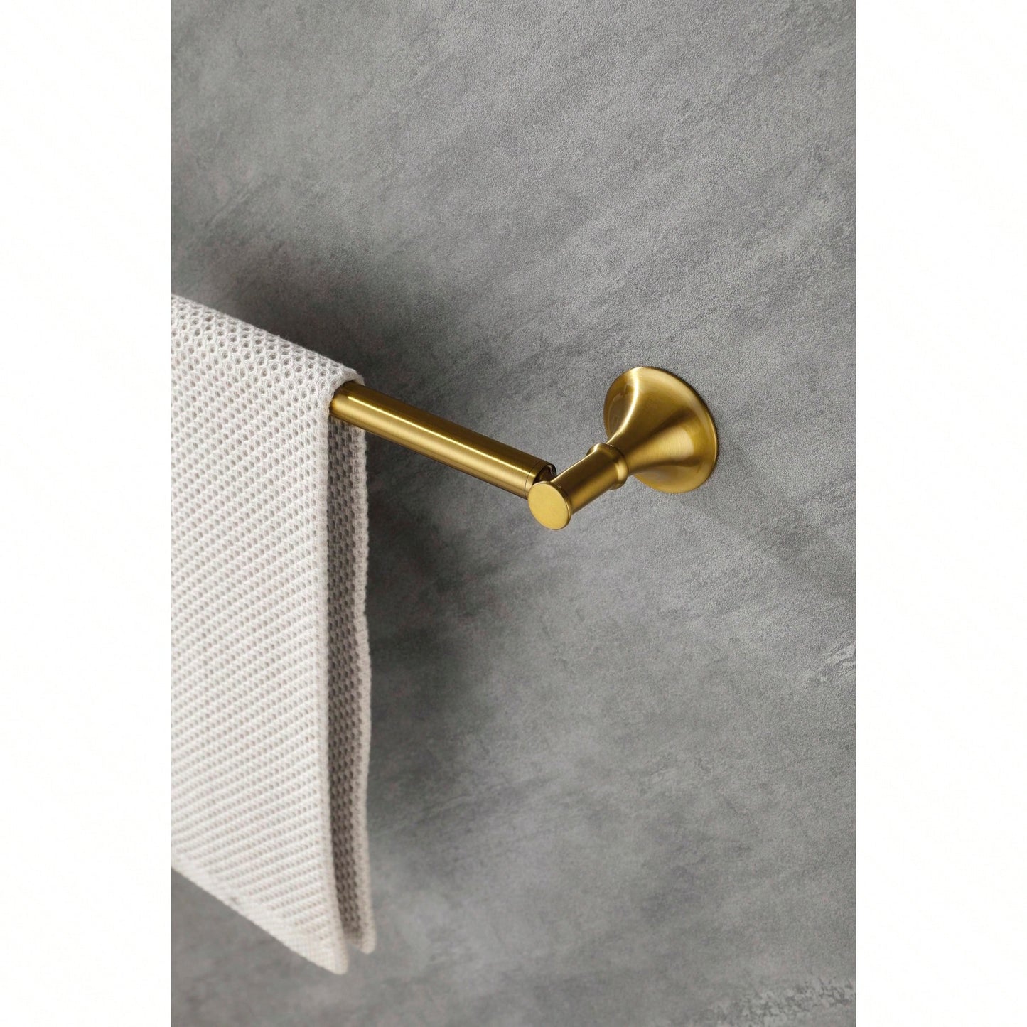 6-Piece Wall Mounted Bathroom Hardware Set with Corrosion-Resistant Finish for Towel Bars and Organization