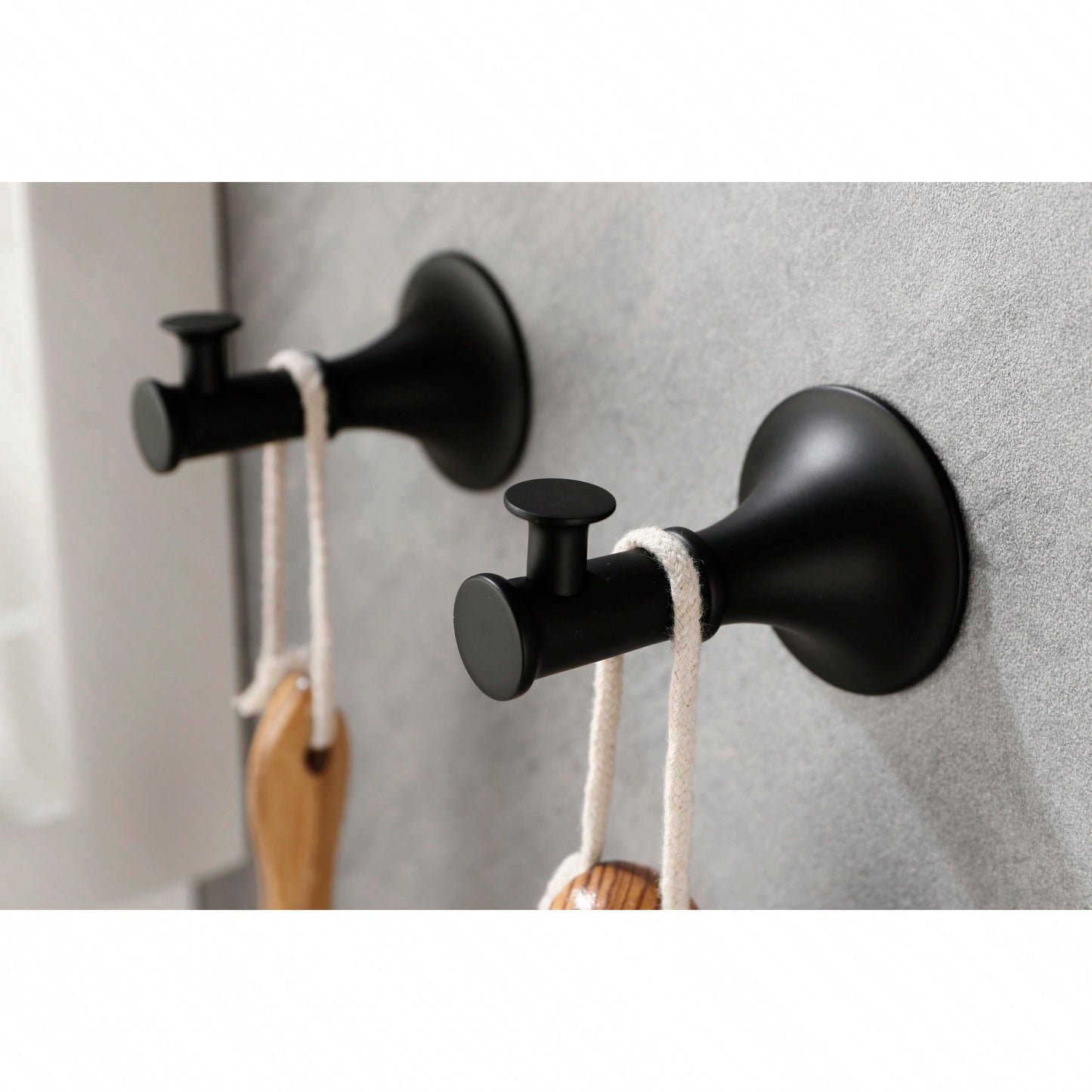 6-Piece Wall Mounted Bathroom Hardware Set with Corrosion-Resistant Finish for Towel Bars and Organization