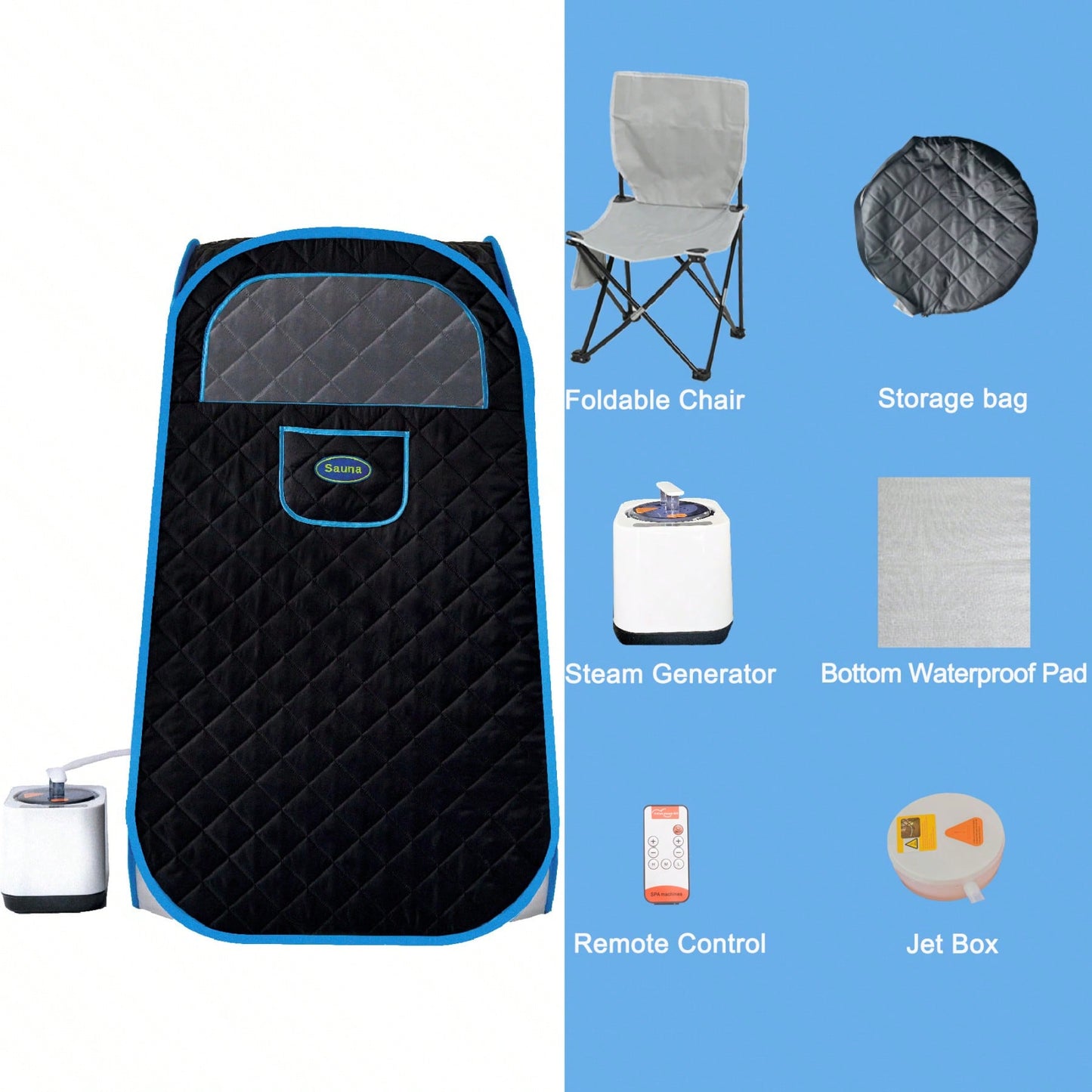 Portable Folding Full-Size Steam Sauna
