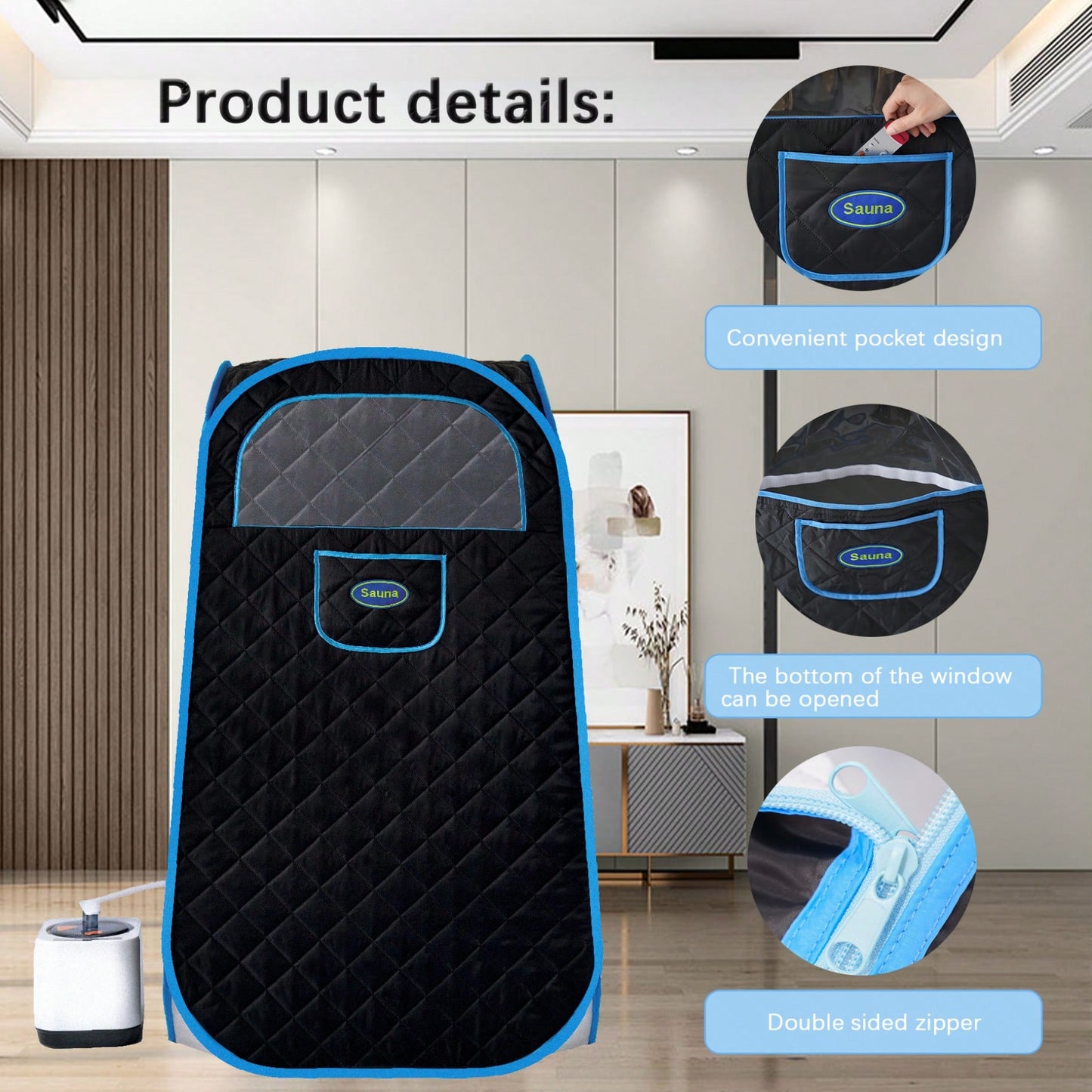 Portable Folding Full-Size Steam Sauna