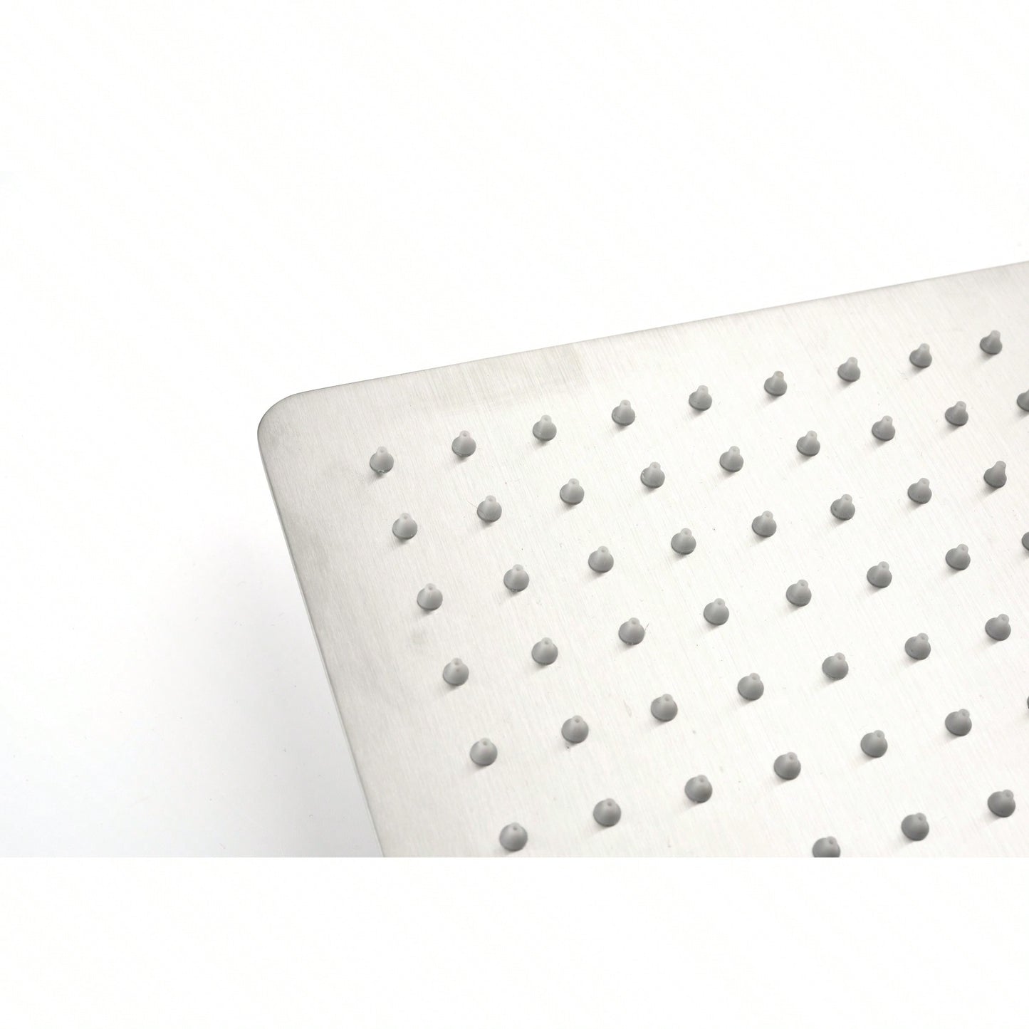 High-Pressure Rainfall Showerhead - Ultra-Thin 304 Stainless Steel With Self-Cleaning Nozzles