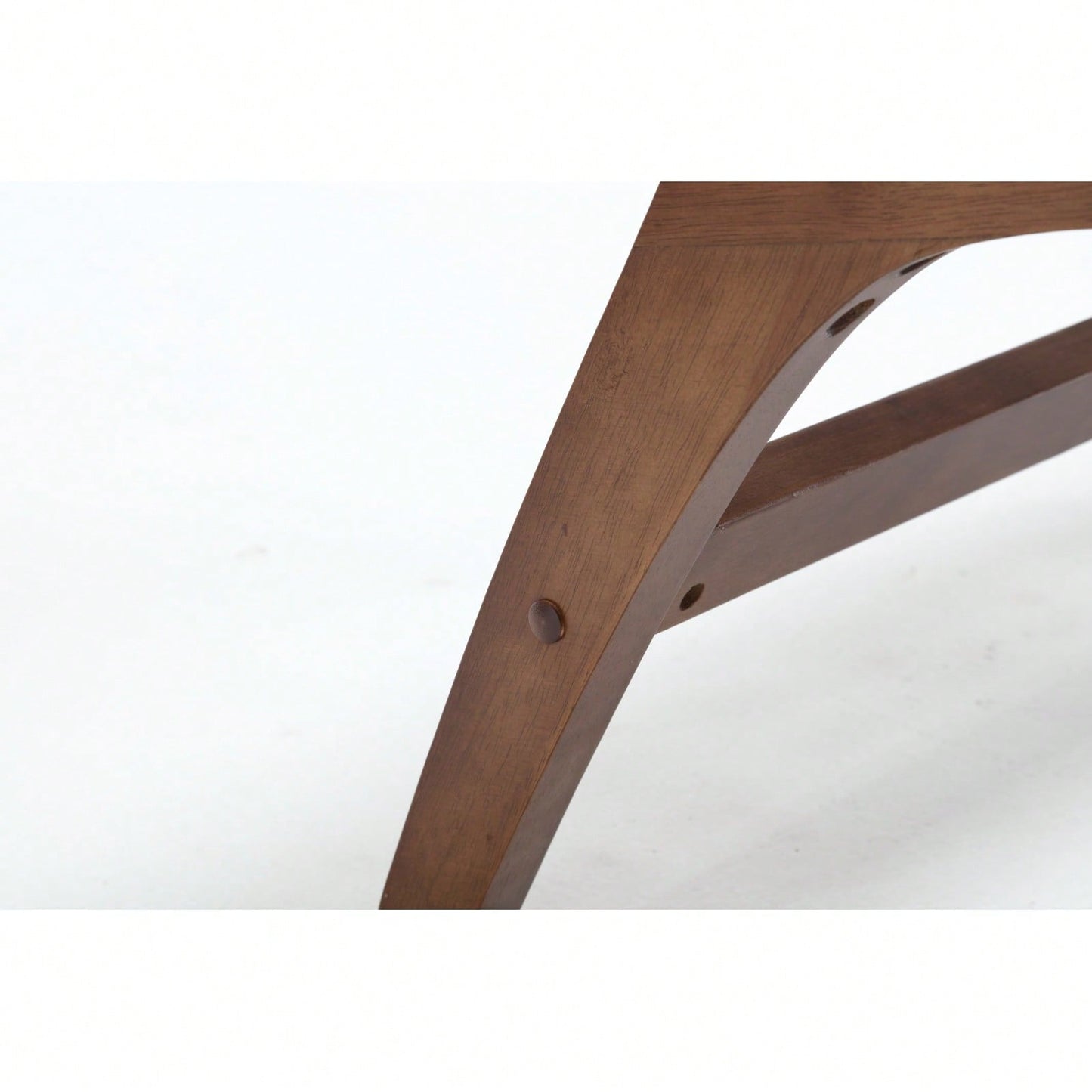 Saddle Leather Woven Leisure Chair, Solid Wood Legs, Suitable For Living Room, Study Or Balcony