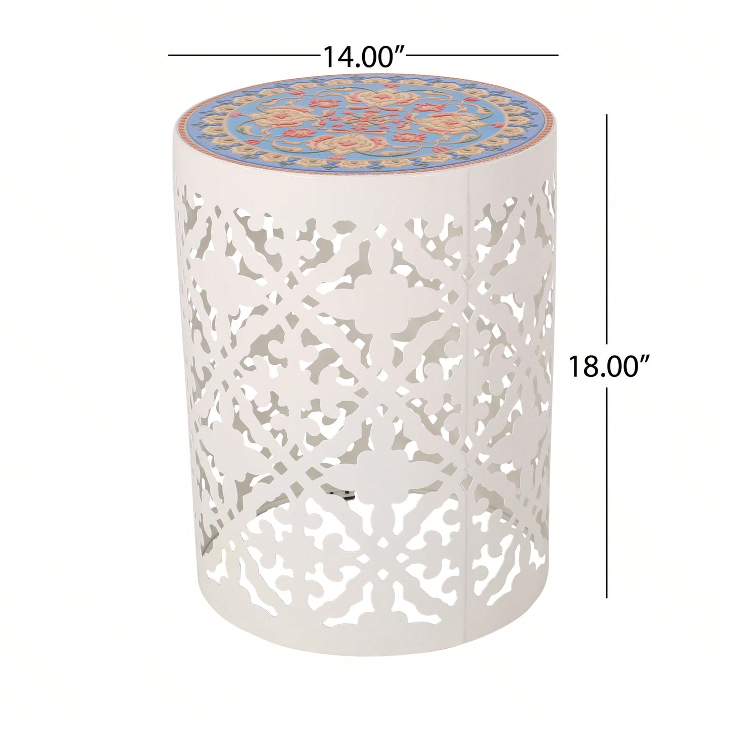 Castana Side Table - Transitional Style
