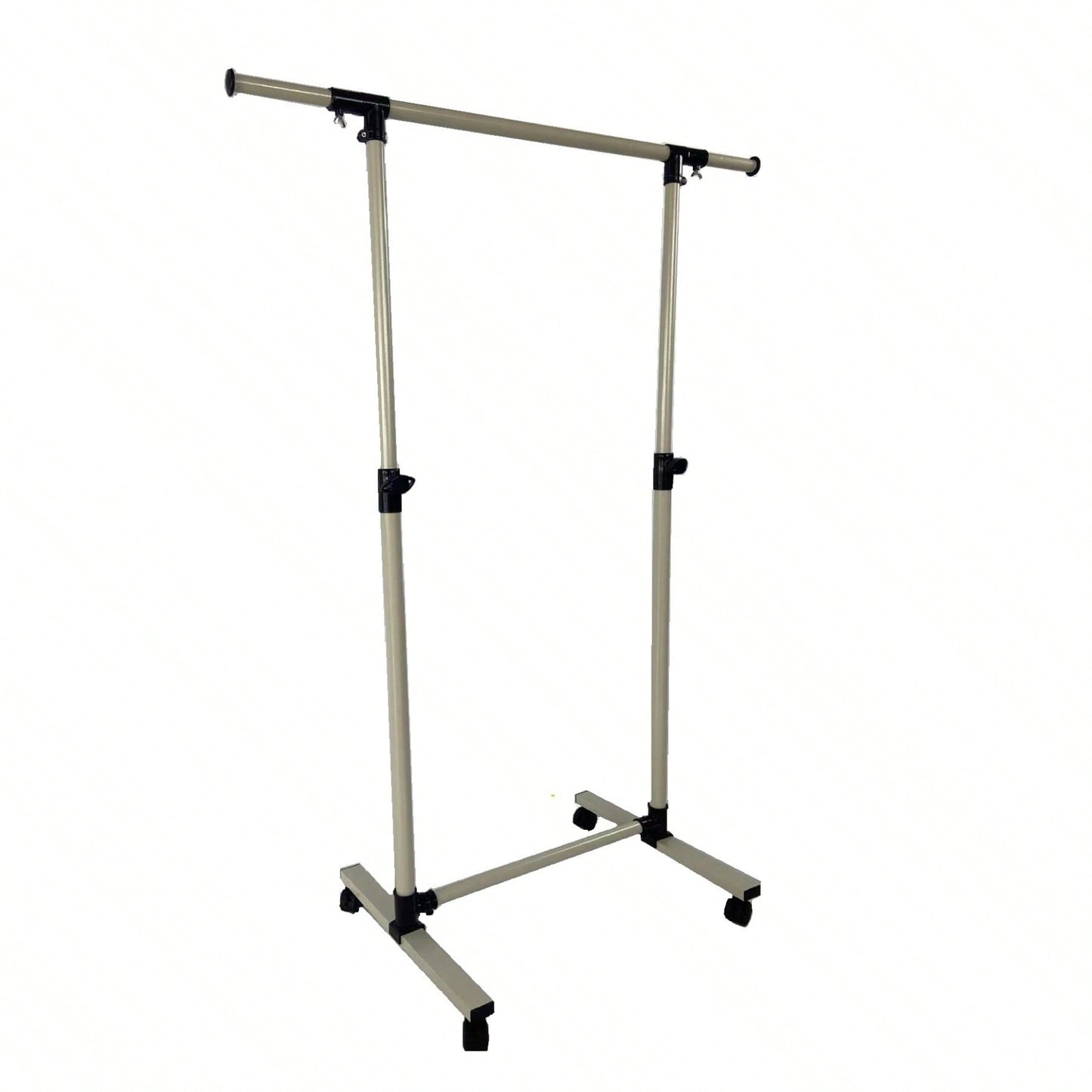 Adjustable Heavy Duty Rolling Clothes Rack with Shelves and Wheels - Holds 80 Garments Ideal for Bedroom and Laundry Room