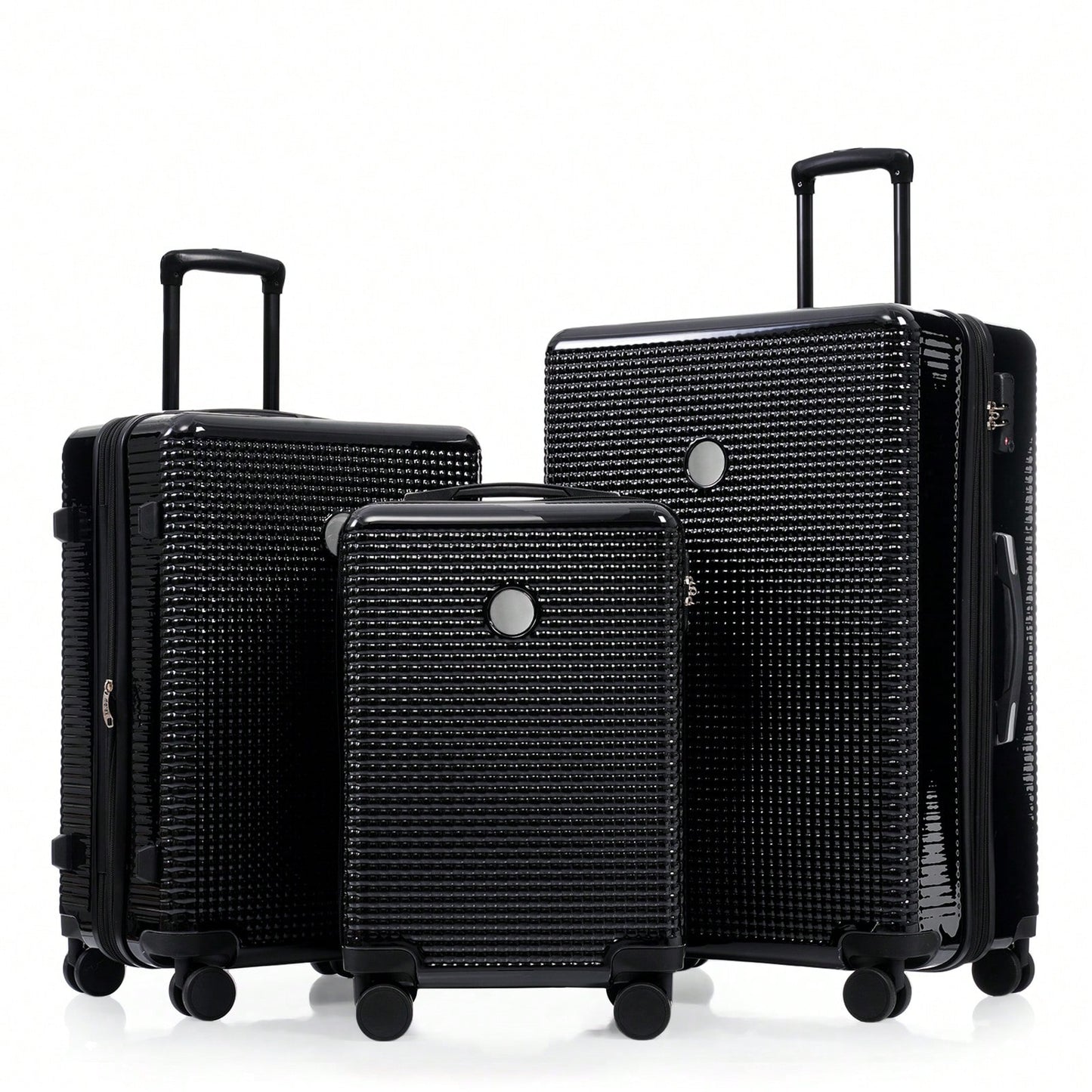 Ultimate 3-Piece Hardshell Luggage Set With TSA Lock For Halloween And Christmas Festival