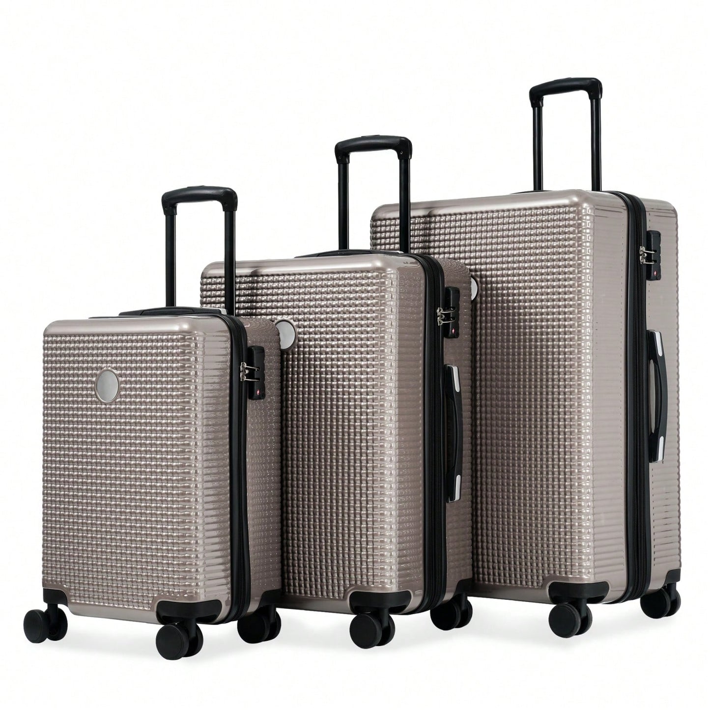 Ultimate 3-Piece Hardshell Luggage Set With TSA Lock For Halloween And Christmas Festival