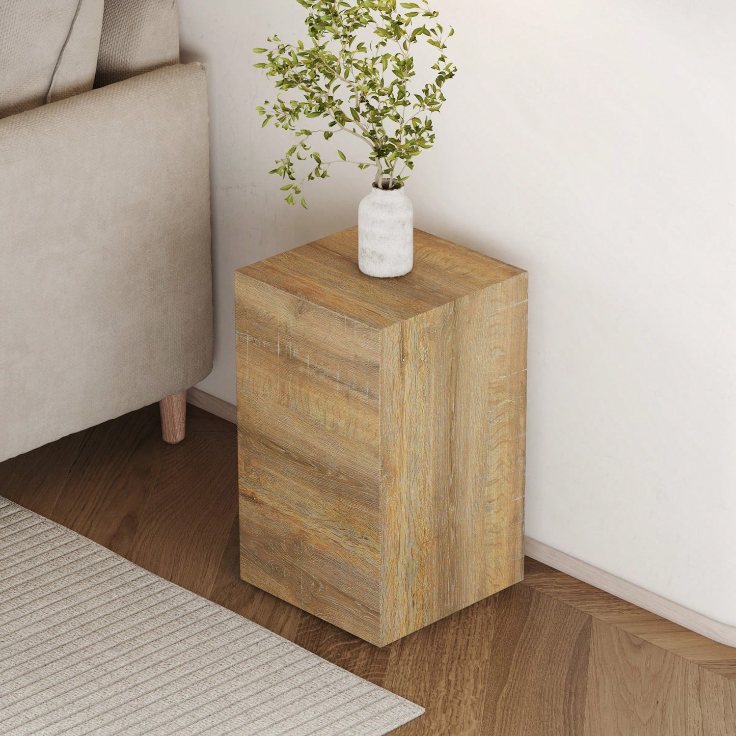 Modern MDF Coffee Table With Texture – Stylish And Easy To Assemble