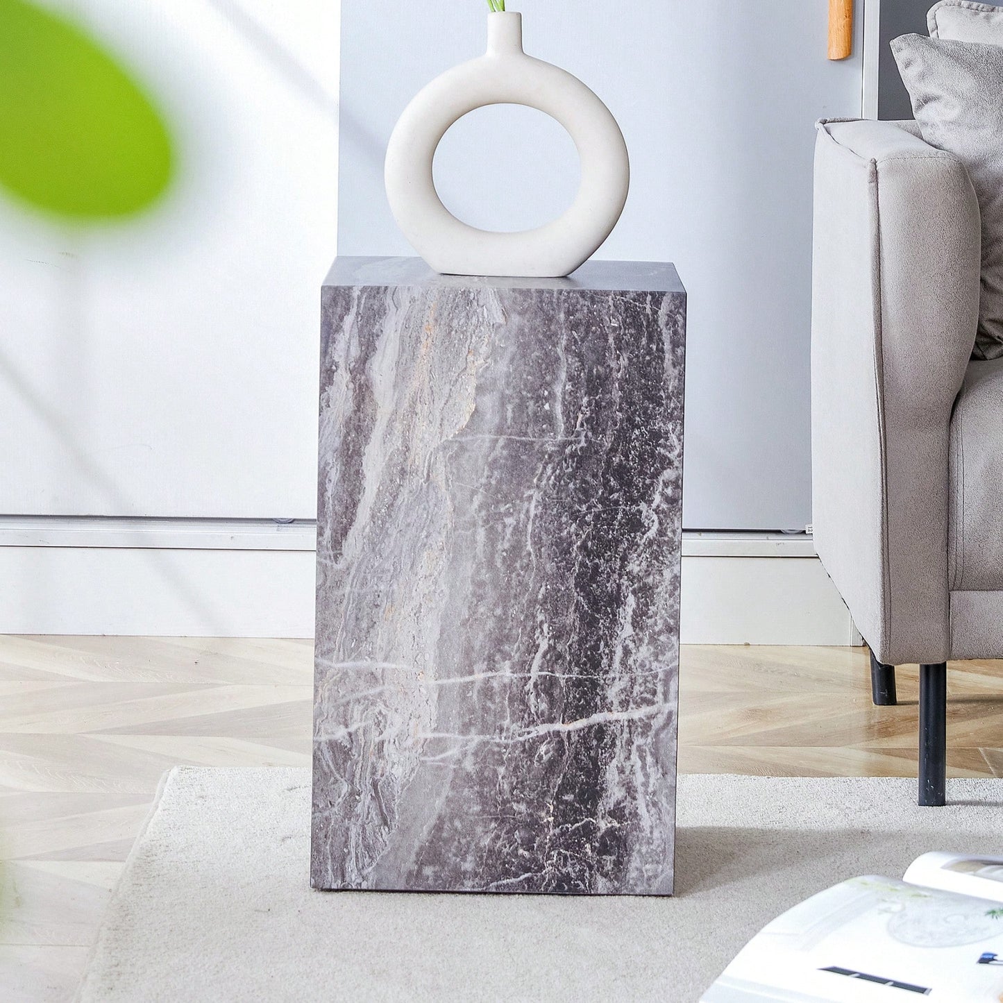 Modern MDF Coffee Table With Texture – Stylish And Easy To Assemble