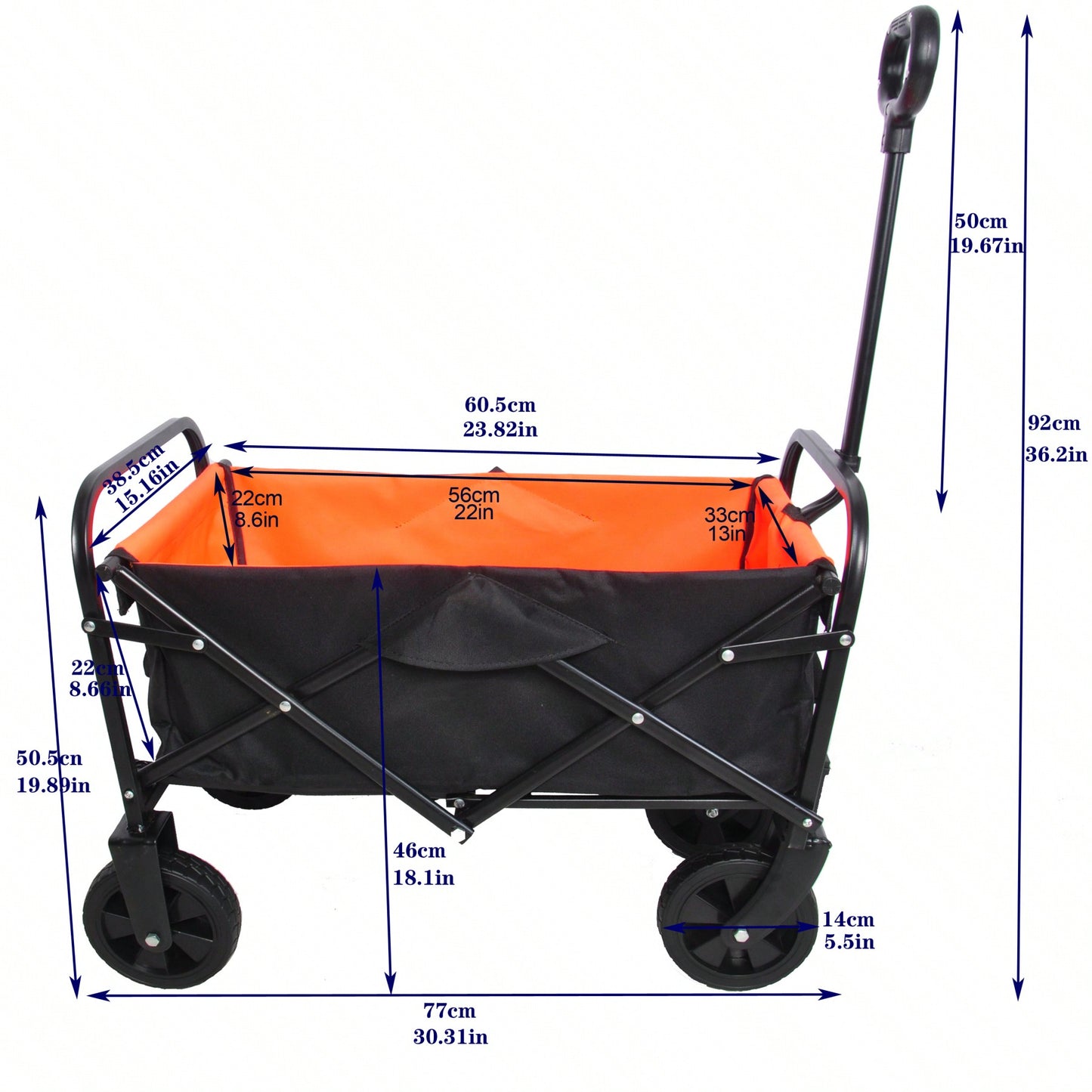 Mini Folding Wagon Garden And Beach Cart