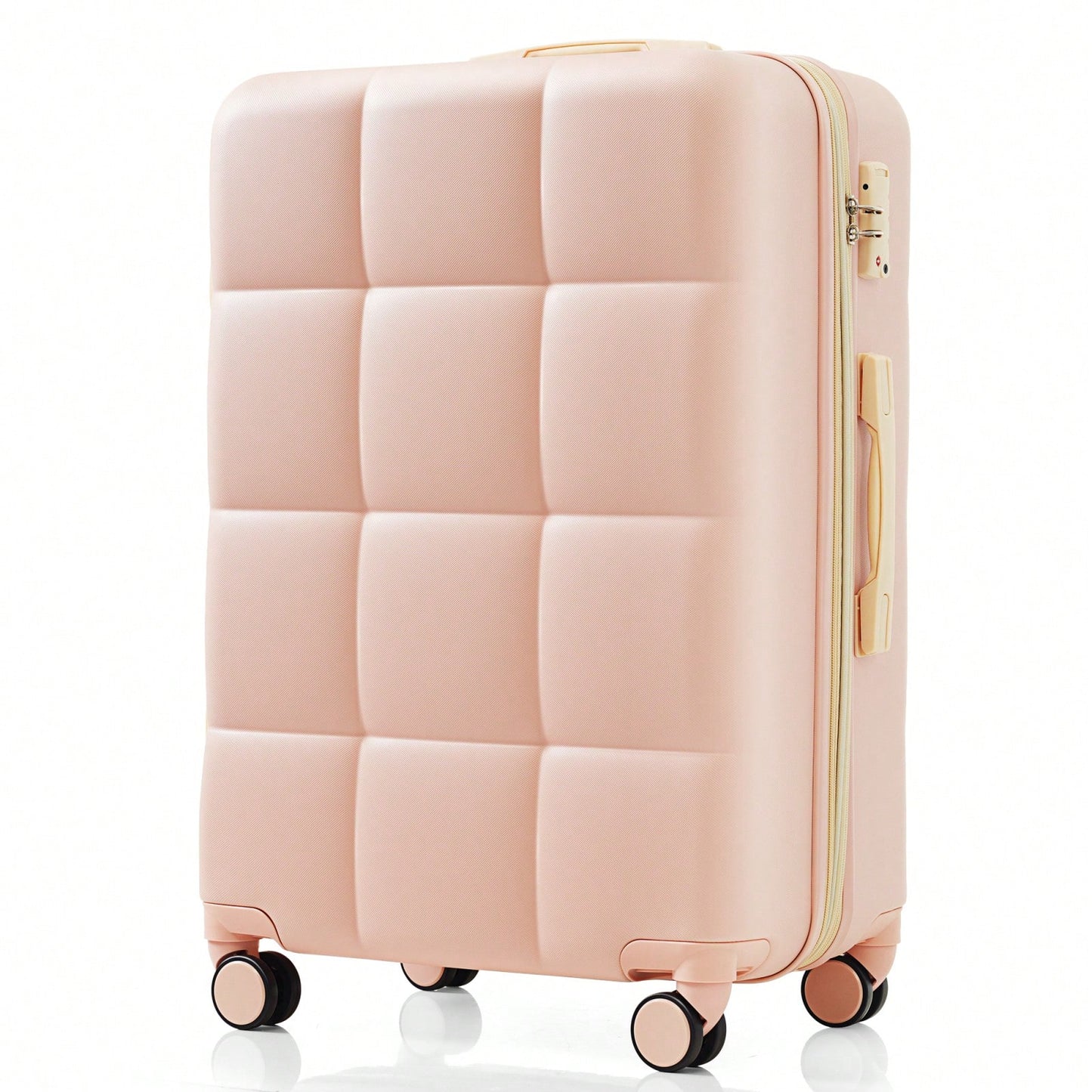 3-Piece Luggage Set with USB Port Airline Approved 20-Inch Carry-On Expandable 24 and 28-Inch Hardshell Spinner Wheels Durable ABS Material