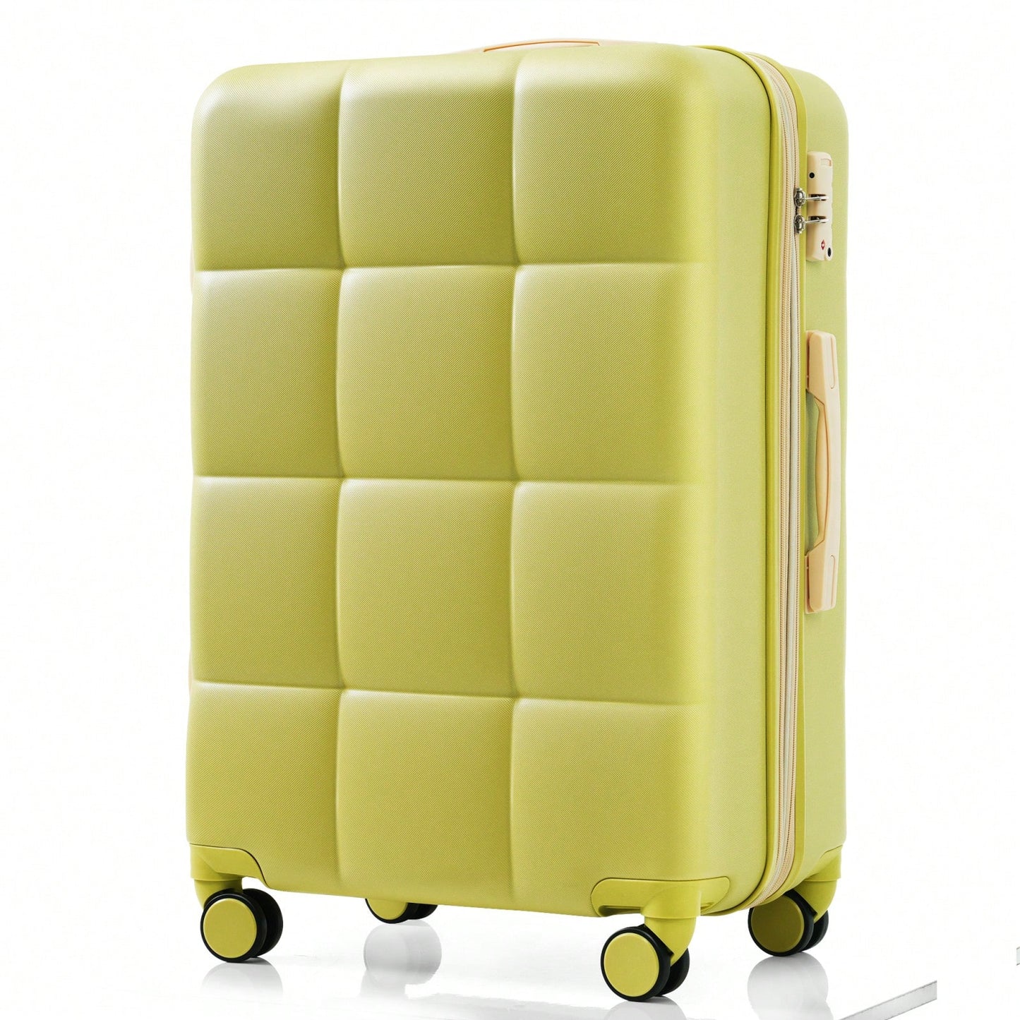 3-Piece Luggage Set with USB Port Airline Approved 20-Inch Carry-On Expandable 24 and 28-Inch Hardshell Spinner Wheels Durable ABS Material