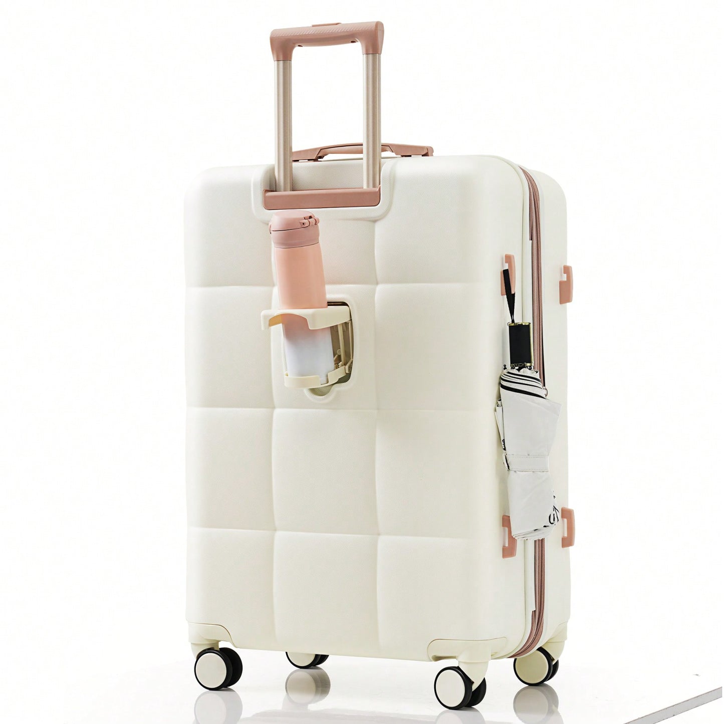 3-Piece Luggage Set with USB Port Airline Approved 20-Inch Carry-On Expandable 24 and 28-Inch Hardshell Spinner Wheels Durable ABS Material