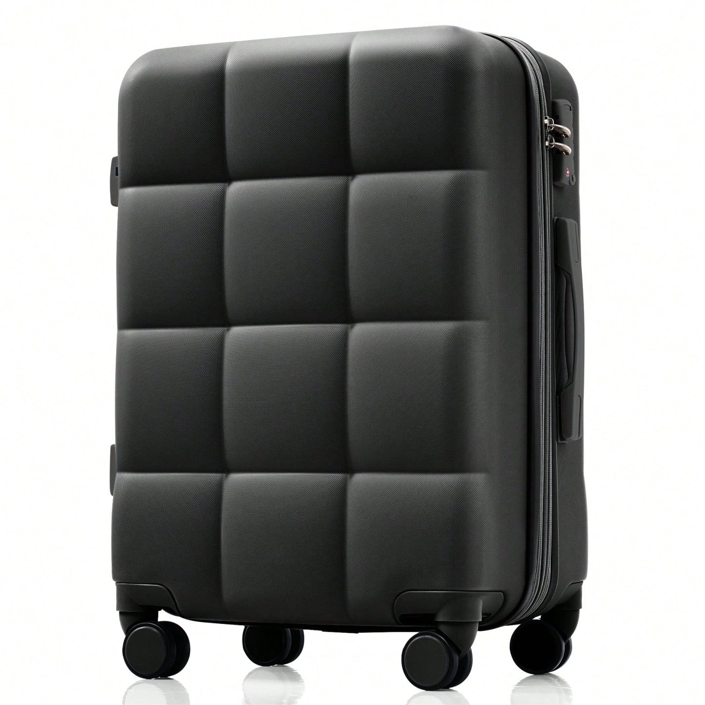 3-Piece Luggage Set with USB Port Airline Approved 20-Inch Carry-On Expandable 24 and 28-Inch Hardshell Spinner Wheels Durable ABS Material
