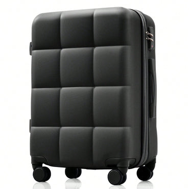 3-Piece Luggage Set with USB Port Airline Approved 20-Inch Carry-On Expandable 24 and 28-Inch Hardshell Spinner Wheels Durable ABS Material