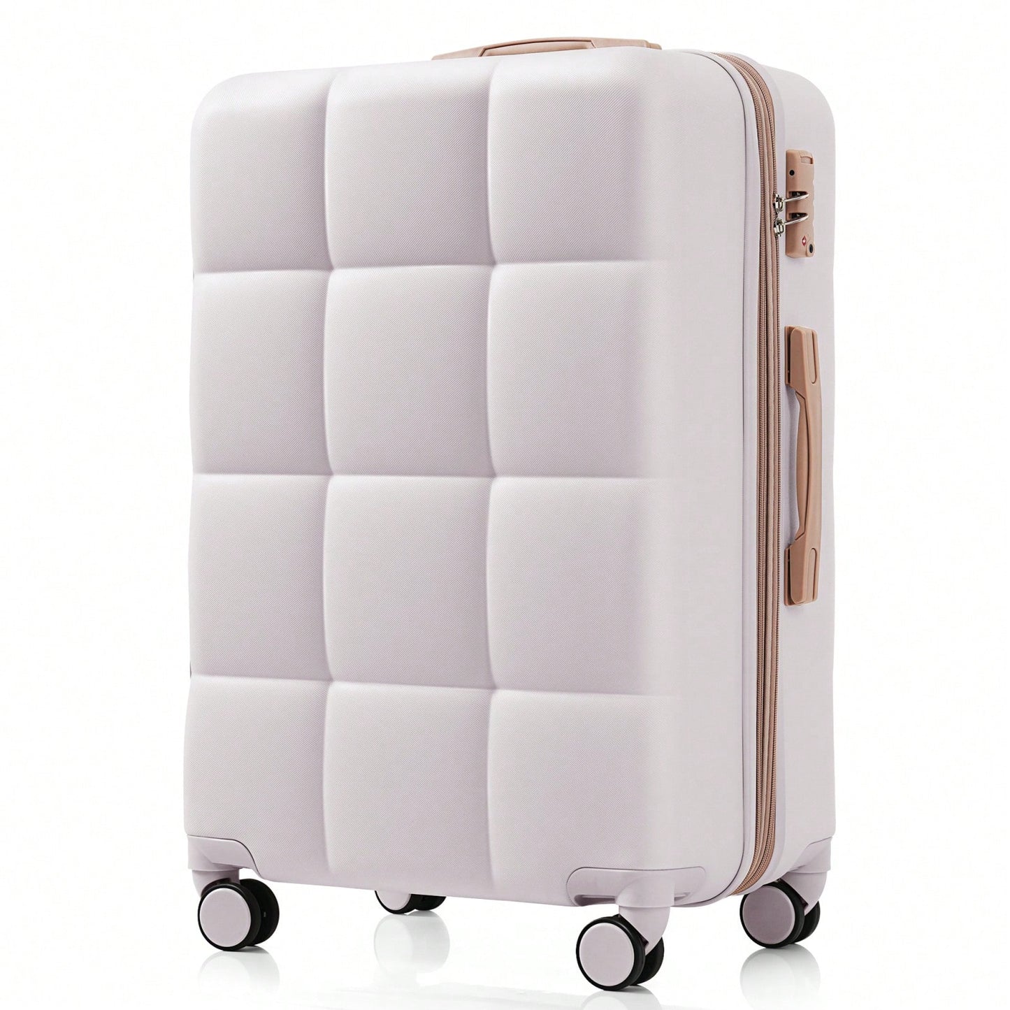 3-Piece Luggage Set with USB Port Airline Approved 20-Inch Carry-On Expandable 24 and 28-Inch Hardshell Spinner Wheels Durable ABS Material
