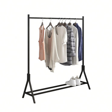 Industrial Vintage Multi-Functional Garment Rack with Adjustable Feet for Bedroom Entryway and Laundry Room Heavy Duty Space-Saving Design