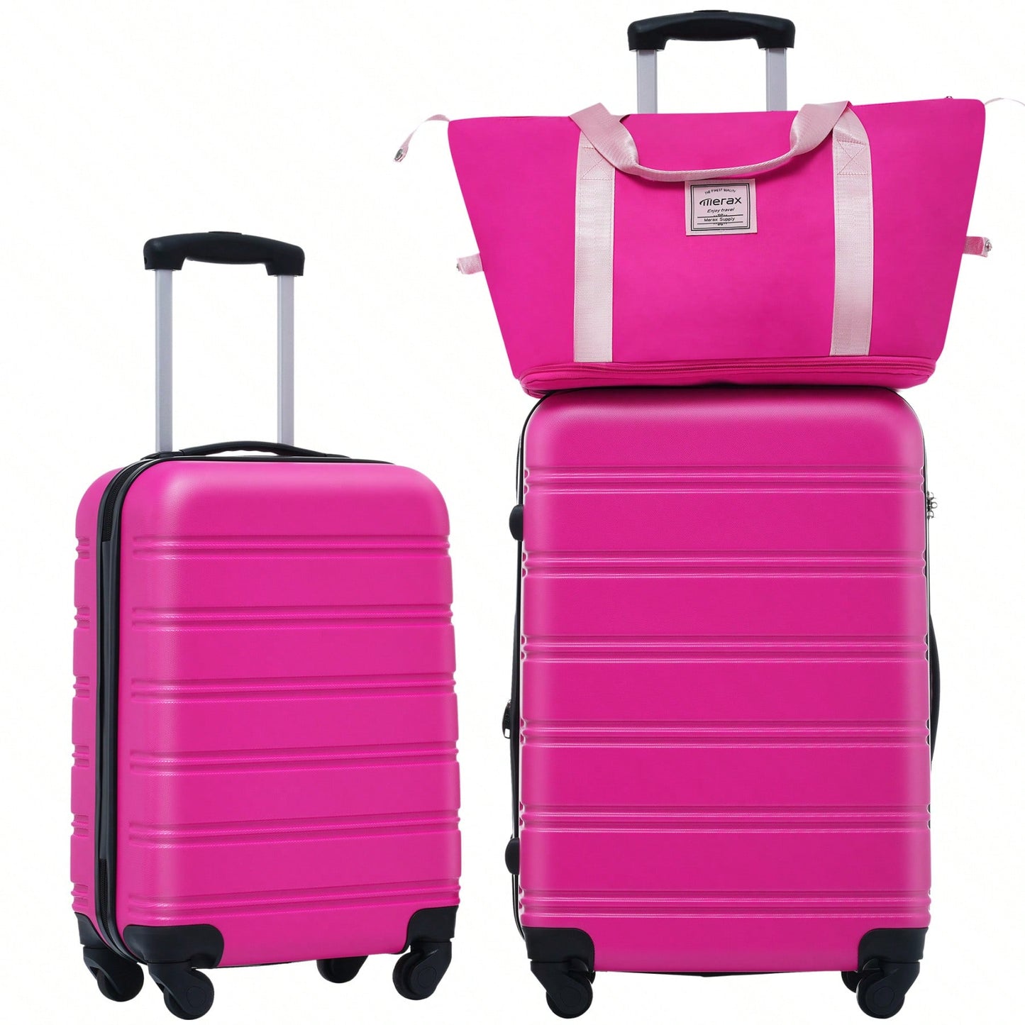 Durable 2 Piece Expandable Hardshell Luggage Set with TSA Lock 20 and 24 Inch Spinner Suitcases for Hassle-Free Travel
