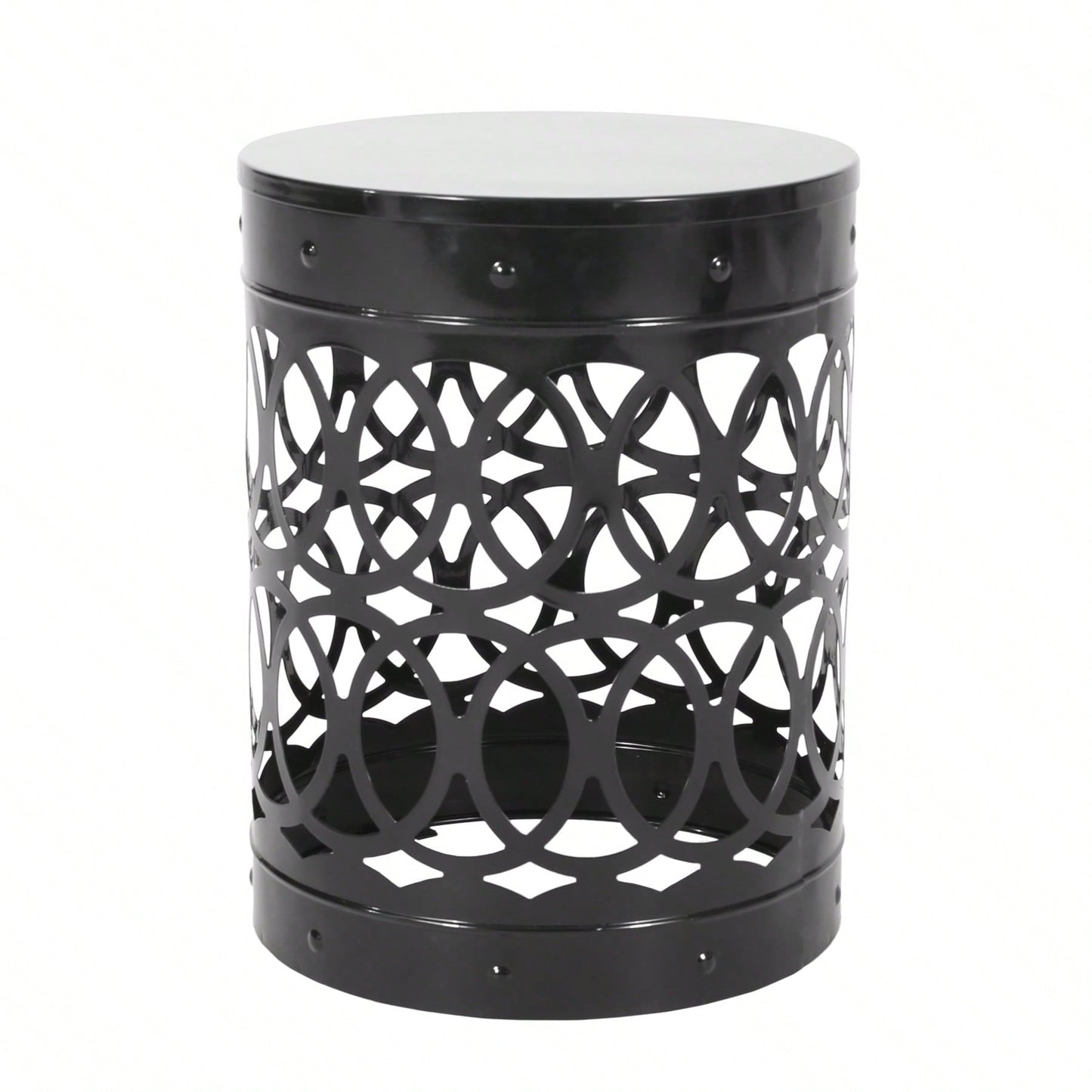 Modern Metal S2 End Table Stylish Accent Table for Living Room and Bedroom