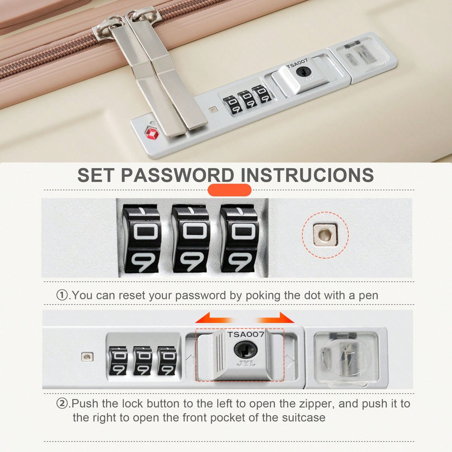Front Opening 20-Inch Carry-On Luggage Set: Expandable Travel Bag With USB Port And Cup Holder