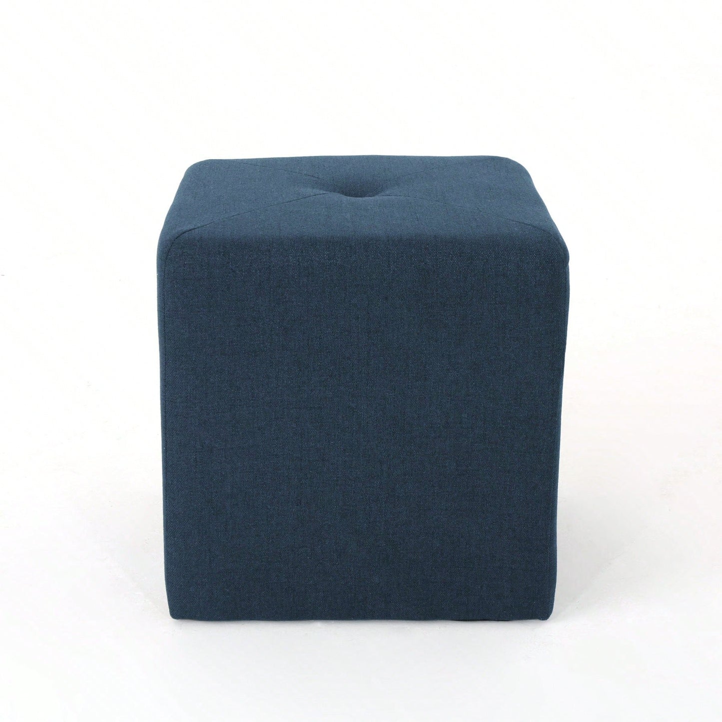 Square Ottoman For Extra Seating And Leg Support Fabric Upholstered Footrest Ideal For Living Room Or Kids Playroom