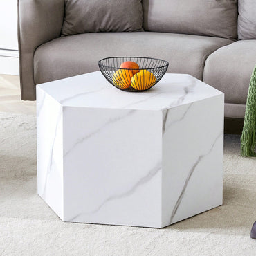 Stylish MDF Coffee Table With Unique Texture Patterns For Modern Living Room Decor