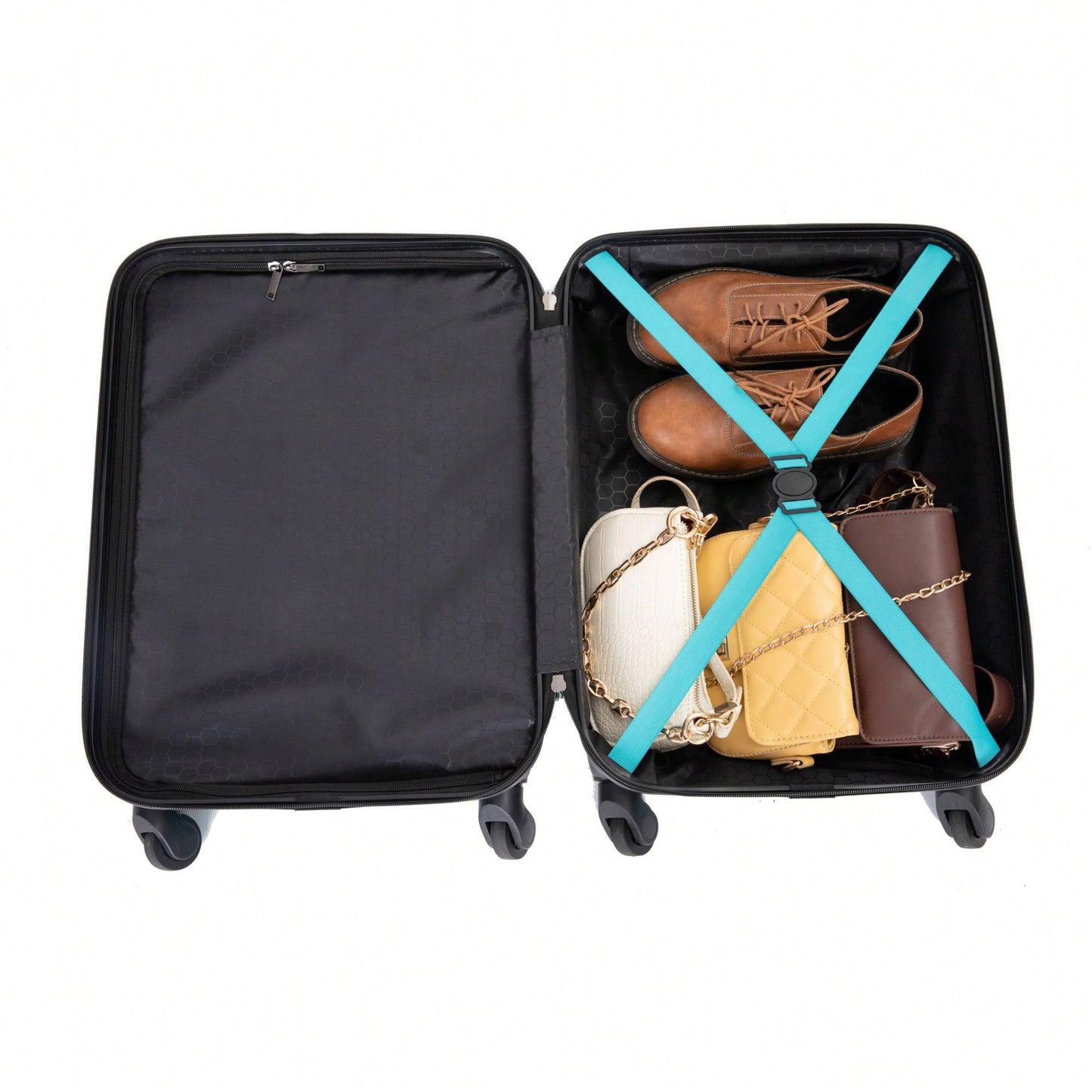 Lavender Purple 20 Inch Lightweight Carry On Luggage with 360° Spinner Wheels and Spacious Interior