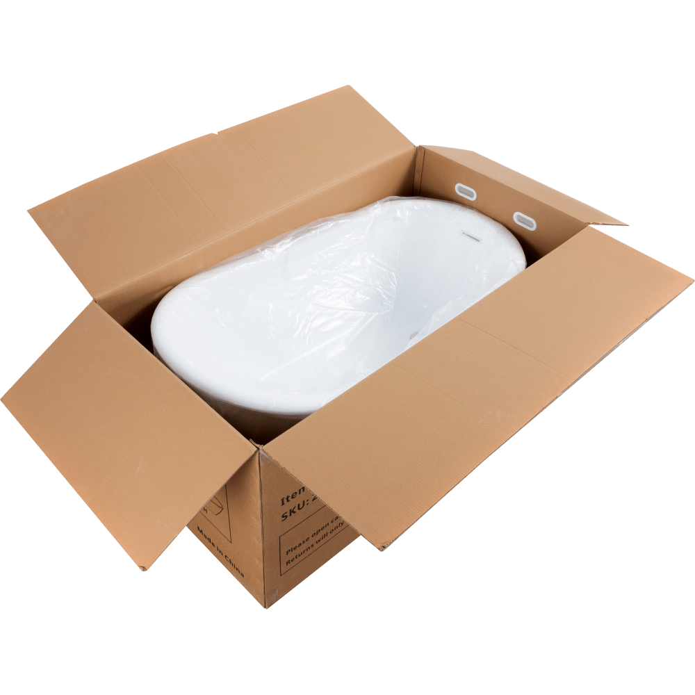 Durable Acrylic Bathtub Drain Kit With Overflow Easy Maintenance Corrosion Resistant Transparent Design