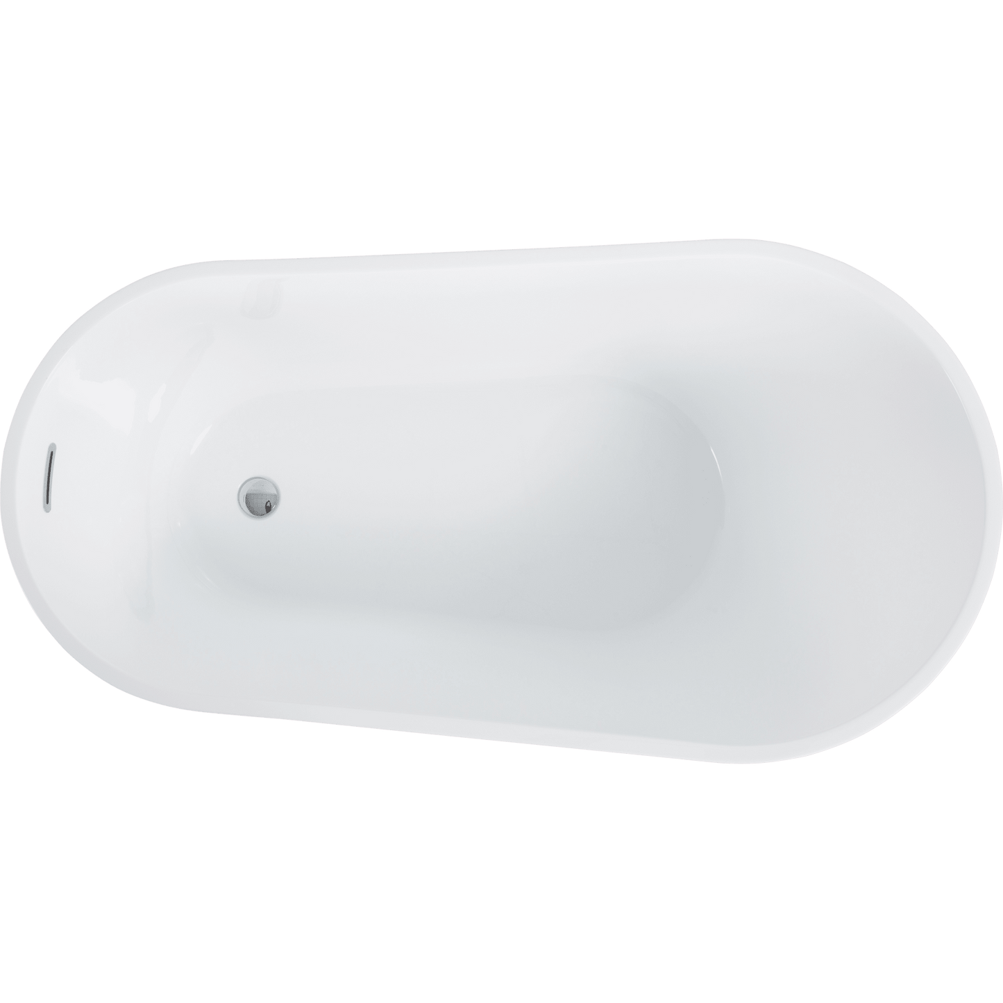 Durable Acrylic Bathtub Drain Kit With Overflow Easy Maintenance Corrosion Resistant Transparent Design