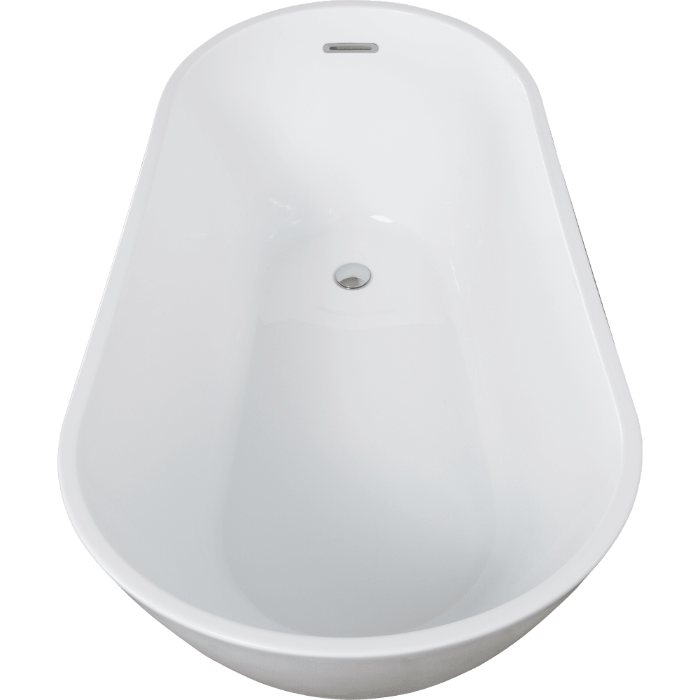 Durable Acrylic Bathtub Drain Kit With Overflow Easy Maintenance Corrosion Resistant Transparent Design