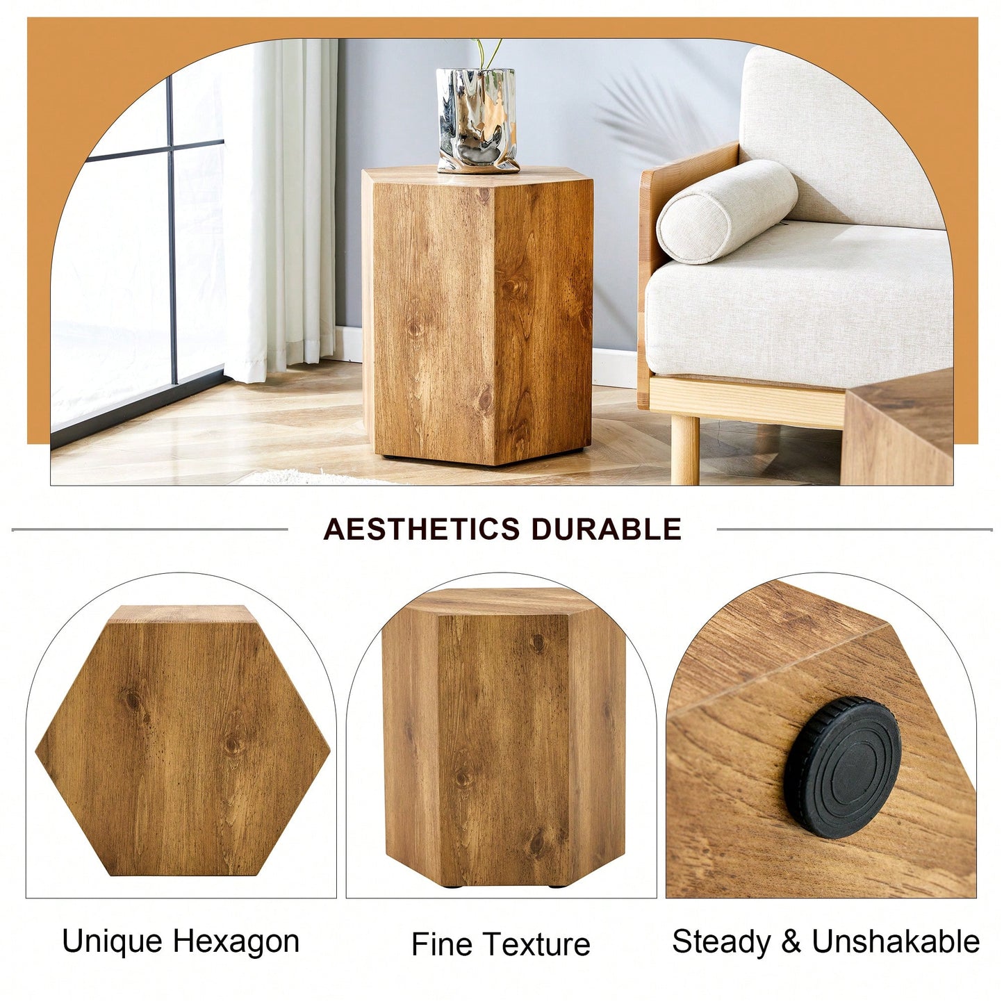 Stylish MDF Coffee Table With Unique Texture Patterns For Modern Living Room Decor