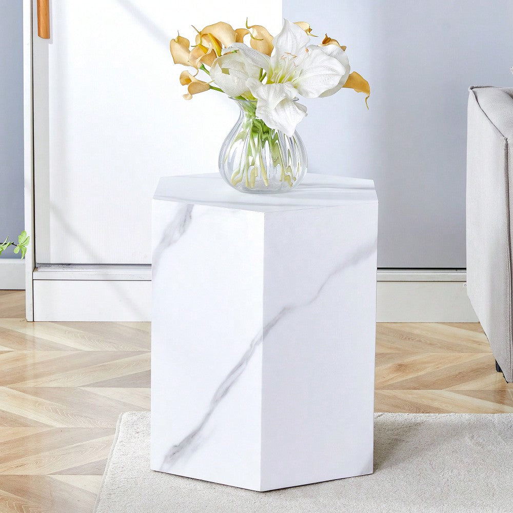 Stylish MDF Coffee Table With Unique Texture Patterns For Modern Living Room Decor