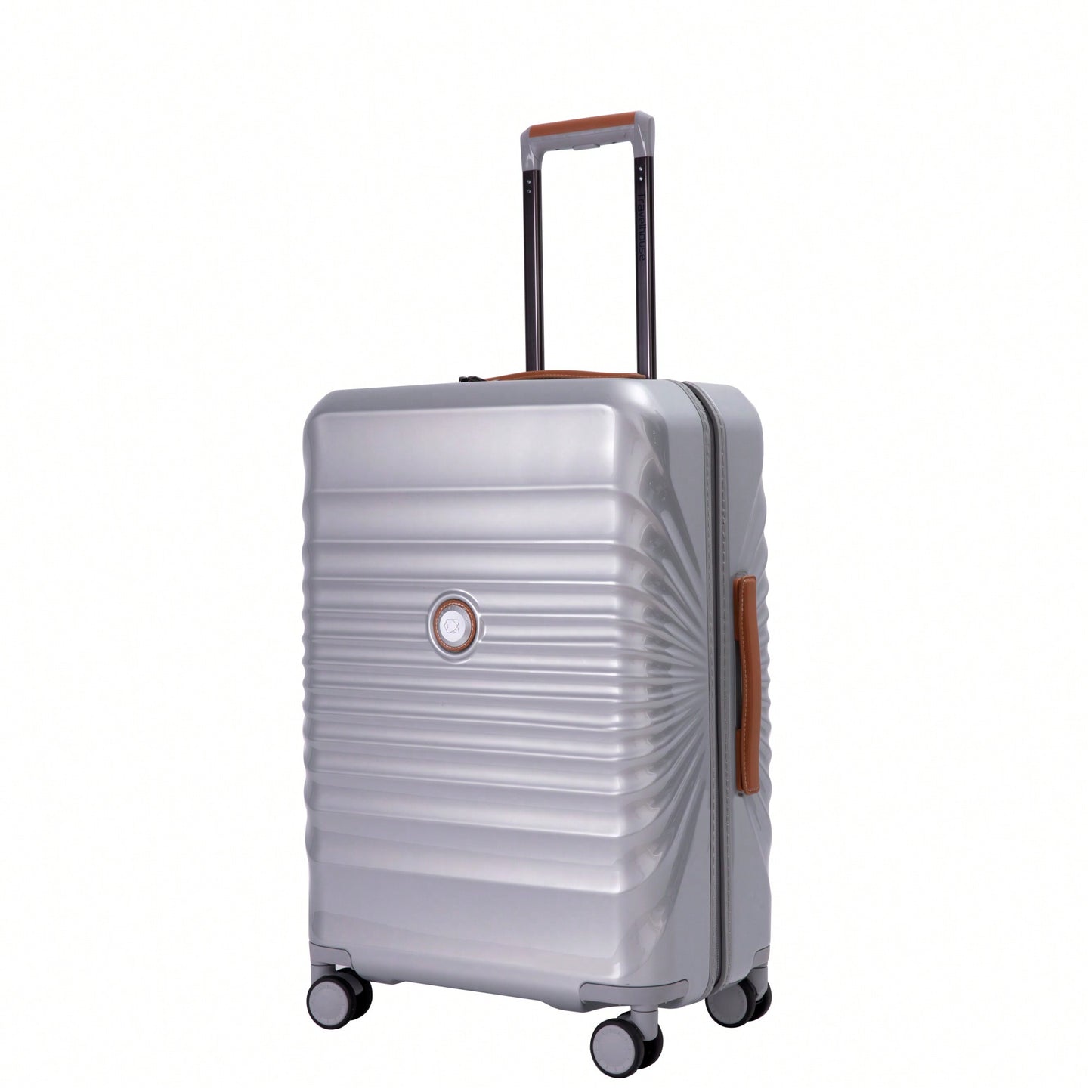 Lightweight 20 Inch Carry On Suitcase With TSA Lock USB Port Spinner Wheels And Wheel Lock Artificial Leather Top Handle Black