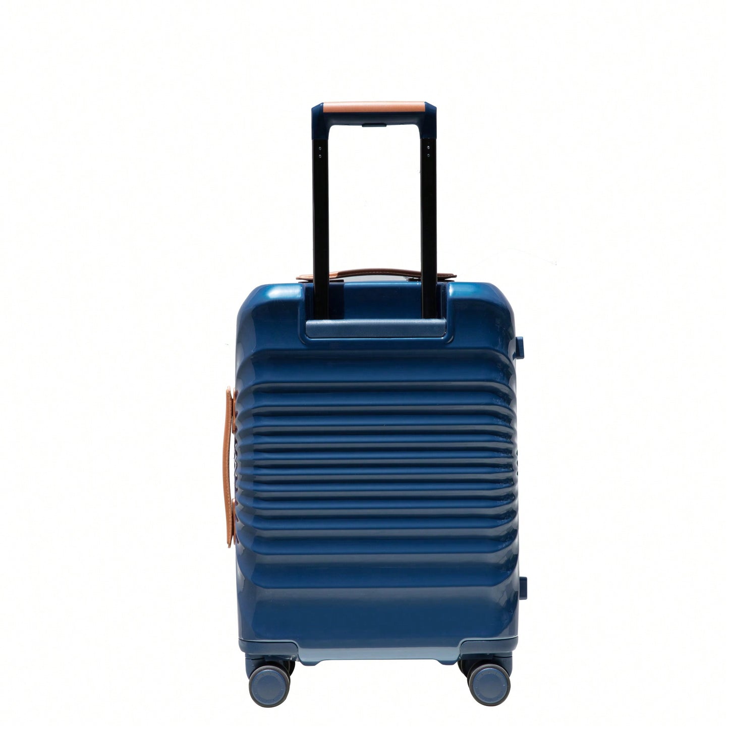 Lightweight 20 Inch Carry On Suitcase With TSA Lock USB Port Spinner Wheels And Wheel Lock Artificial Leather Top Handle Black