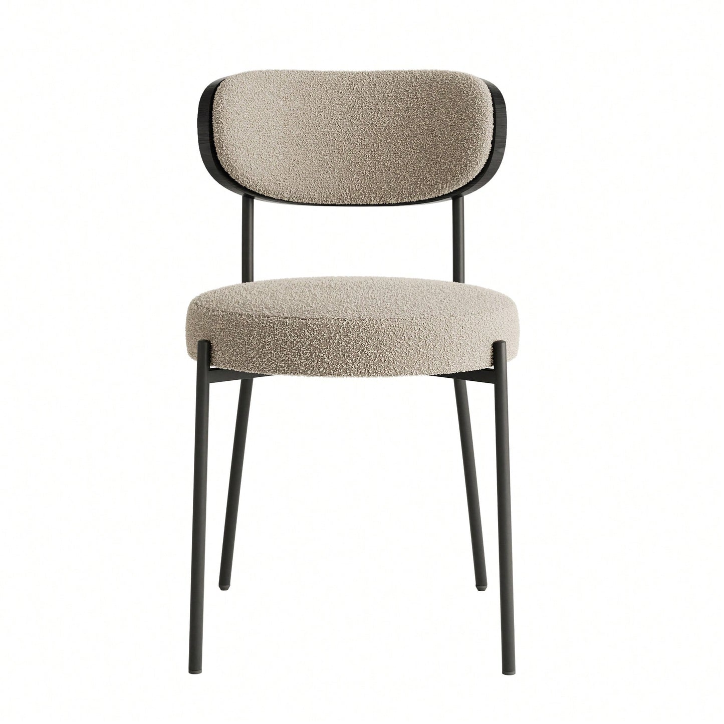 Modern Bentwood Kitchen Dining Chairs Set Of 2 With Ash Veneer Backrest And Black Powder Coated Legs Ergonomic Design For Comfort And Style