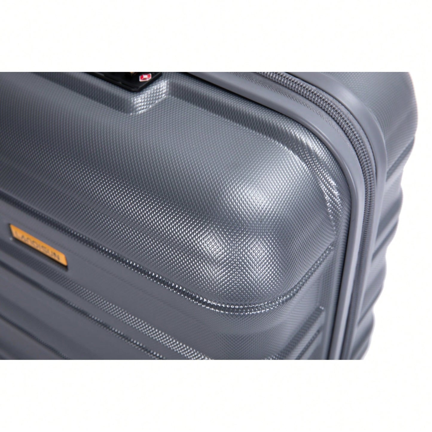 TSA Approved 18.5" Hard Shell Carry On Suitcase With 360° Spinner Wheels And Adjustable Pull Rod - Ideal For Business Travel