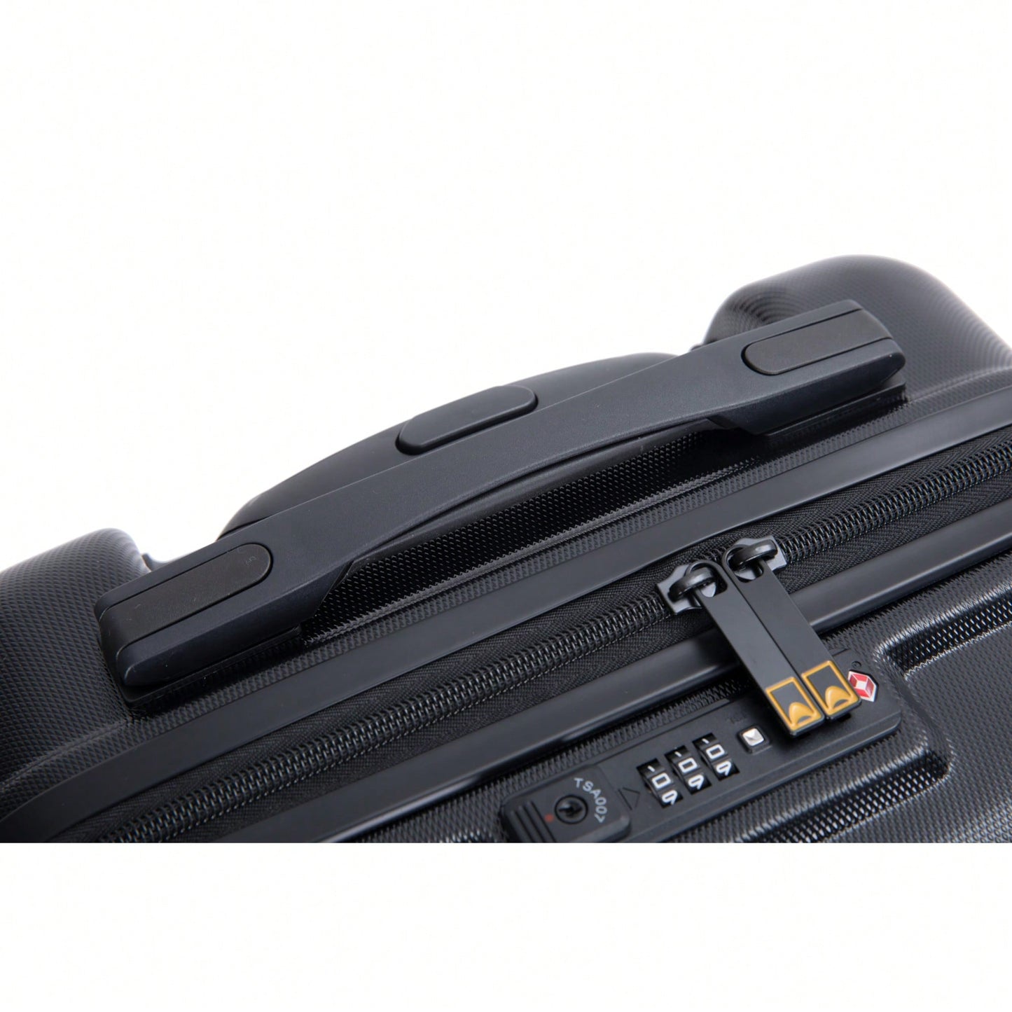 TSA Approved 18.5" Hard Shell Carry On Suitcase With 360° Spinner Wheels And Adjustable Pull Rod - Ideal For Business Travel