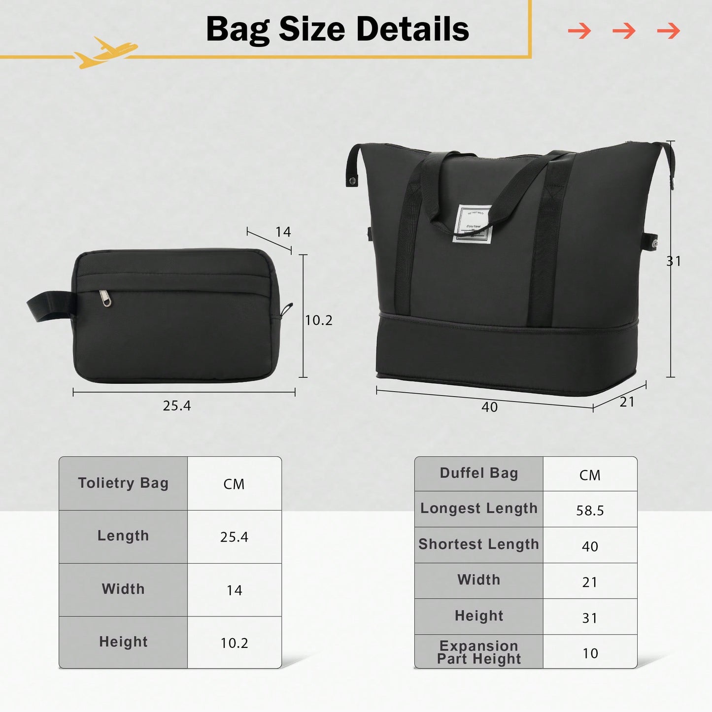 Lightweight Expandable 2 Piece Luggage Set With Spinner Wheels TSA Lock 20inch And 24inch Suitcases Travel Duffel And Toiletry Bag