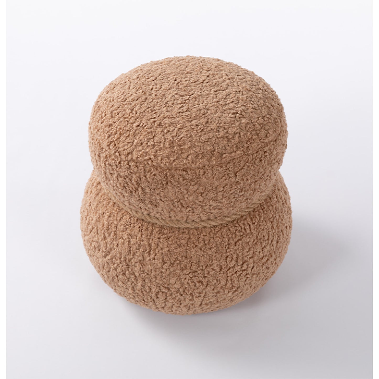 Cute Snowman Stool With Plush Cushion For Kids And Adults, Versatile Footstool And Organizer, Space-Saving Design