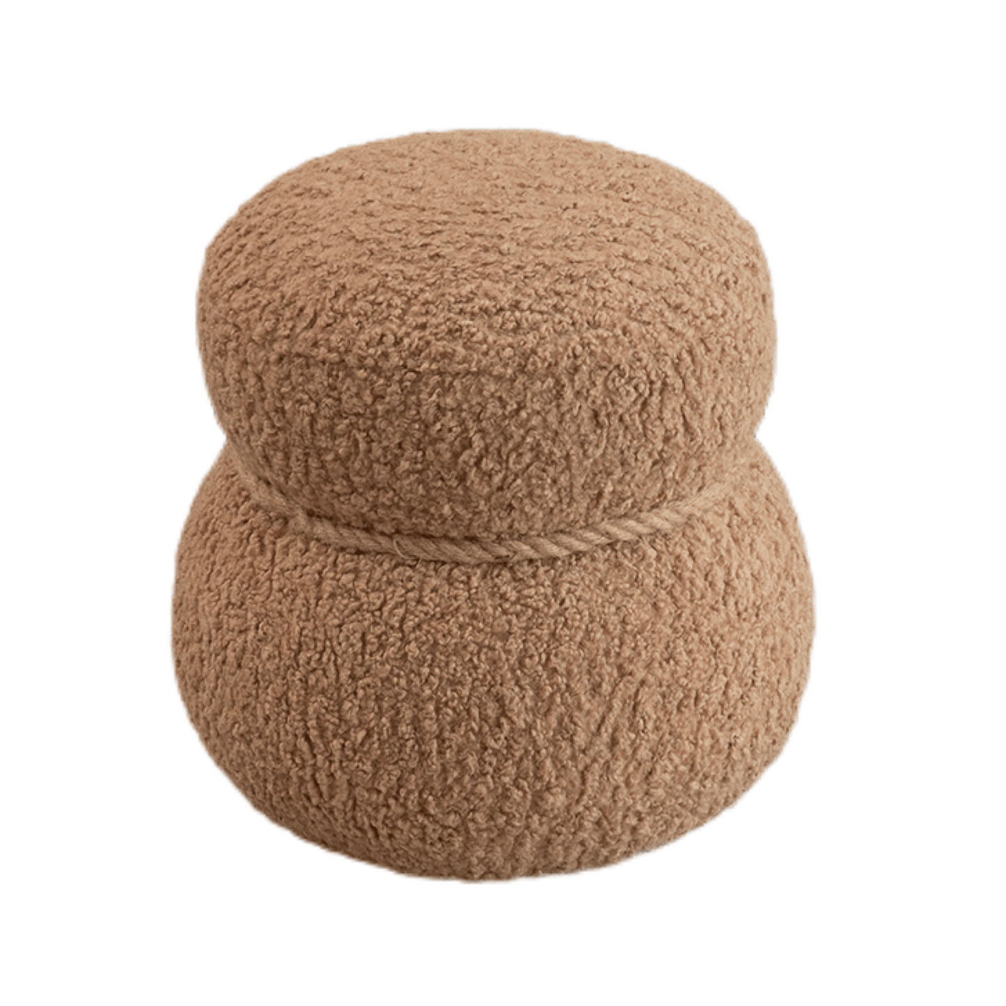 Cute Snowman Stool With Plush Cushion For Kids And Adults, Versatile Footstool And Organizer, Space-Saving Design