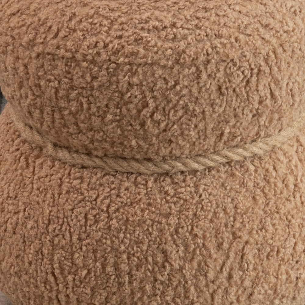 Cute Snowman Stool With Plush Cushion For Kids And Adults, Versatile Footstool And Organizer, Space-Saving Design