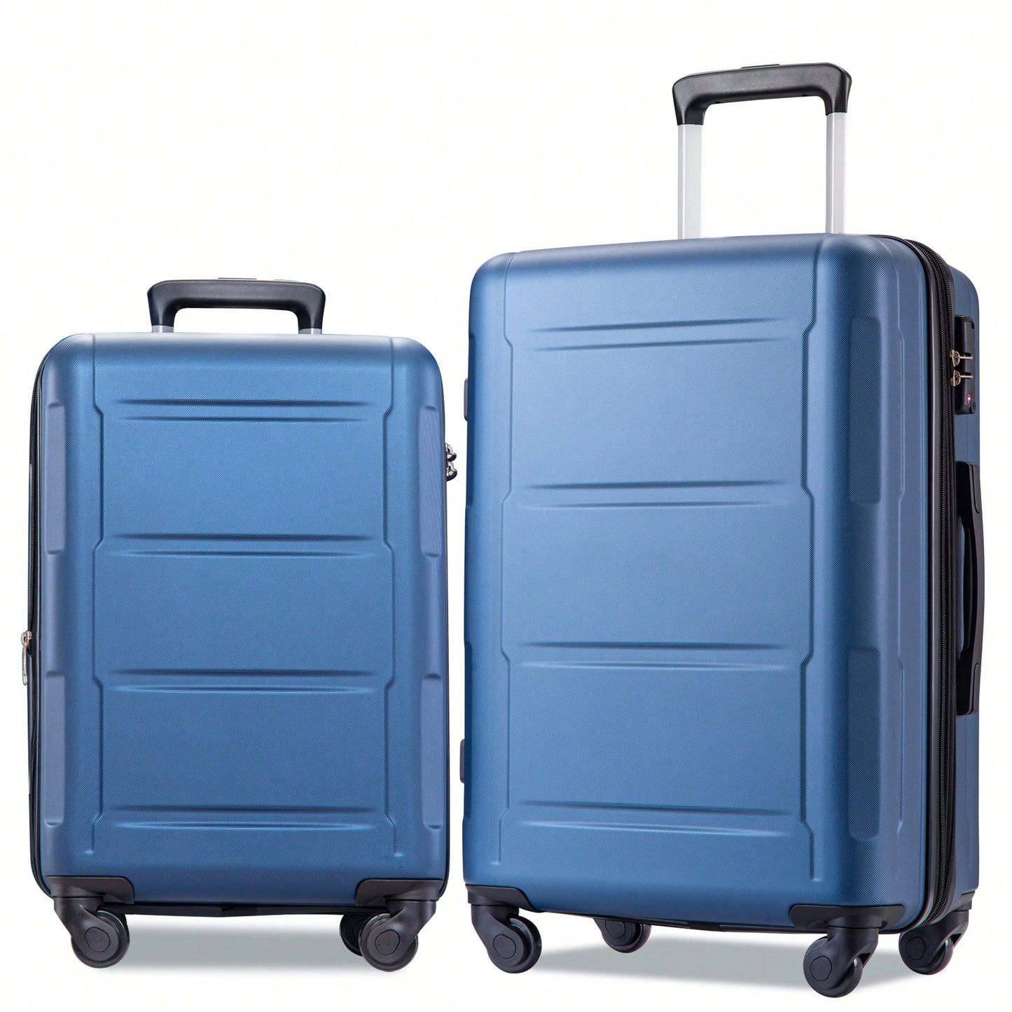 Expandable Lightweight 2-Piece Luggage Set With TSA Lock 20inch And 24inch Hard Shell Suitcases With 360° Spinner Wheels