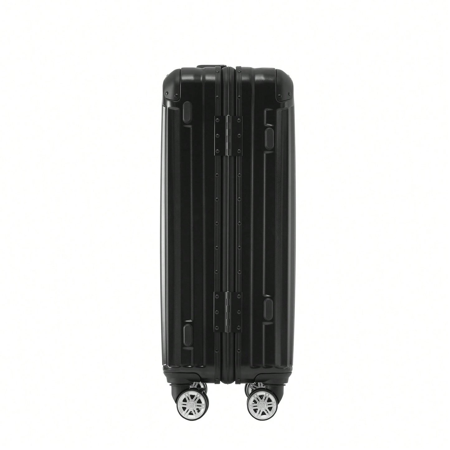 20in Aluminum Carry-On Luggage with USB Port Spinner Wheels TSA Lock and Cup Holder for Travel Business and Beach